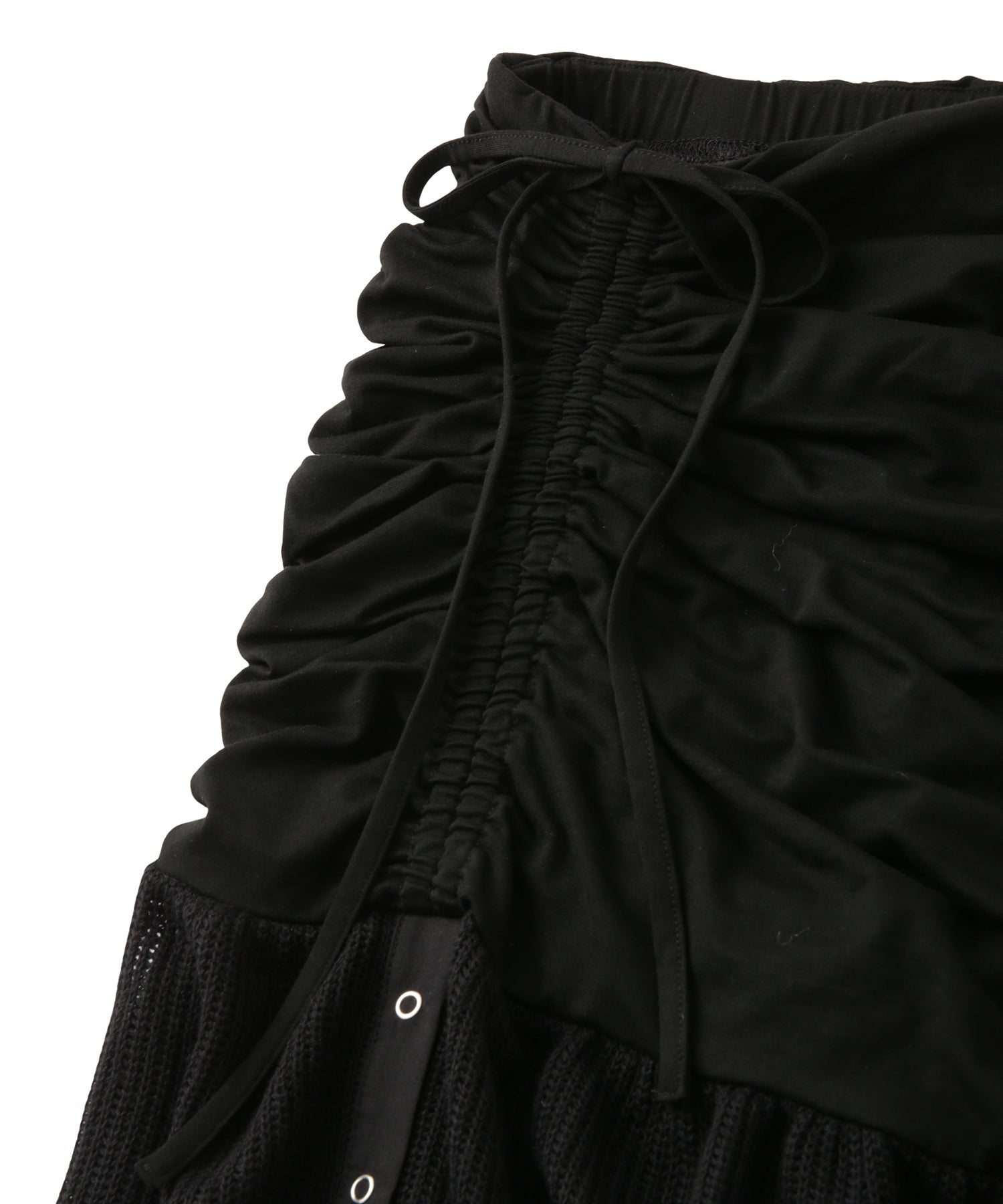 Mesh Slit Long Skirt