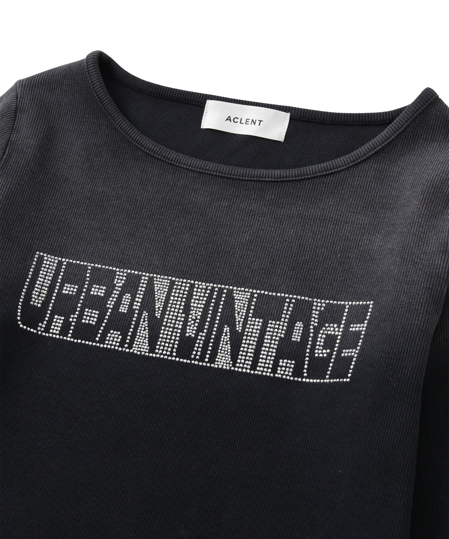 ラインストーンリブロンT