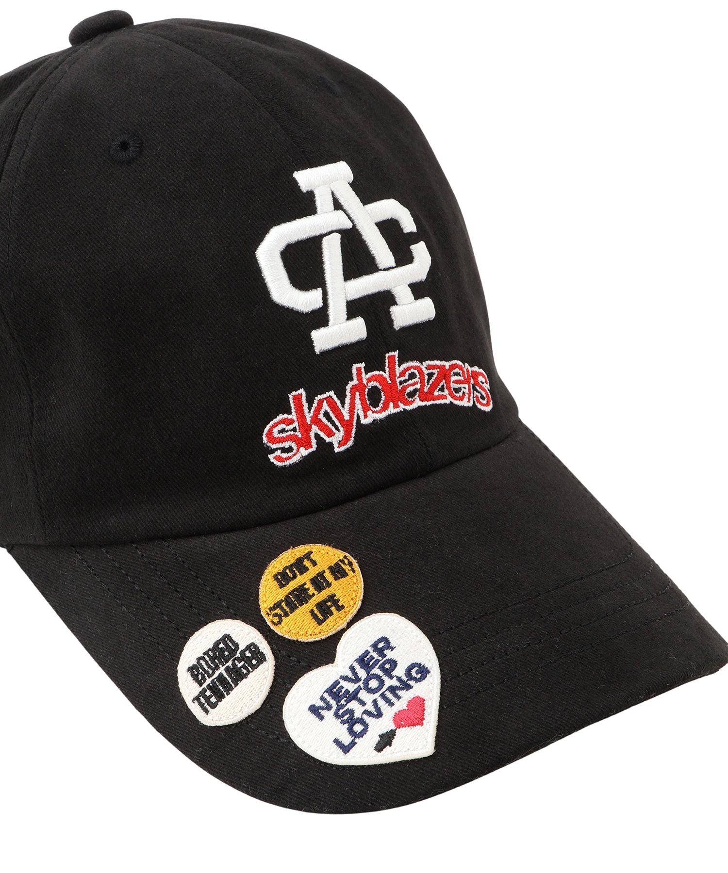 Multi Patch Logo Cap