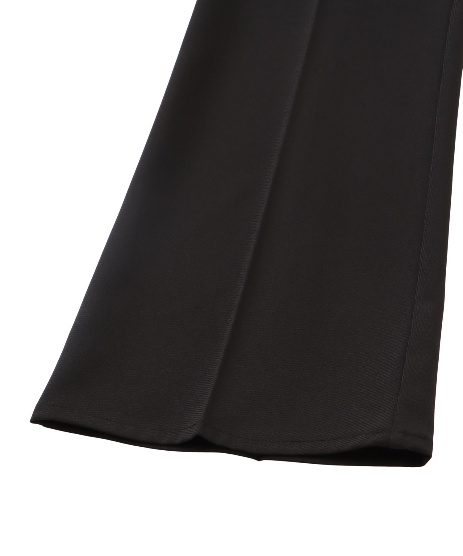 Pleats skirt layered flare pants