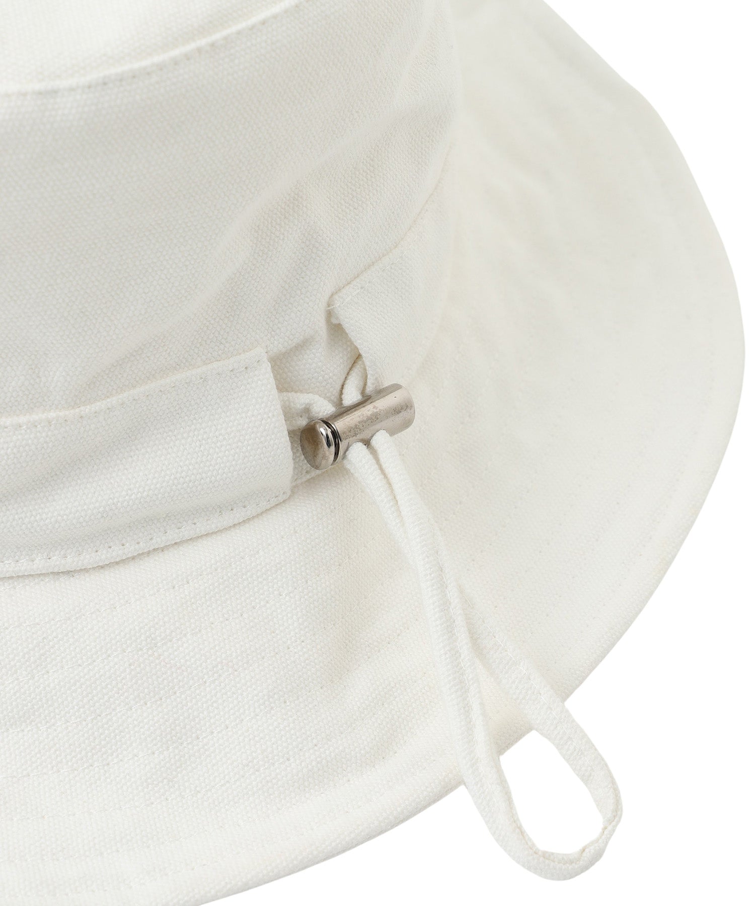 String canvas bucket hat