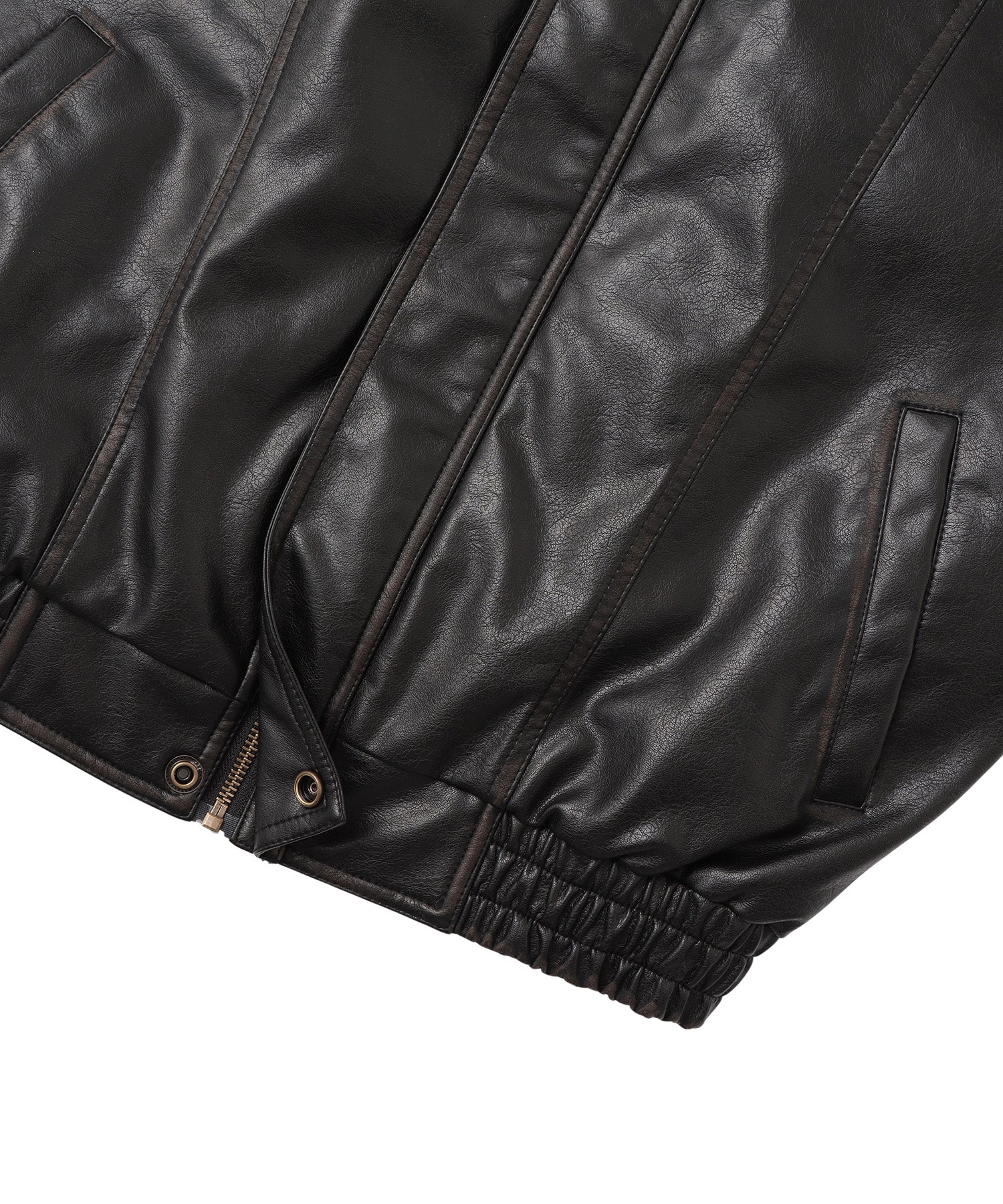 Vintage leather blouson