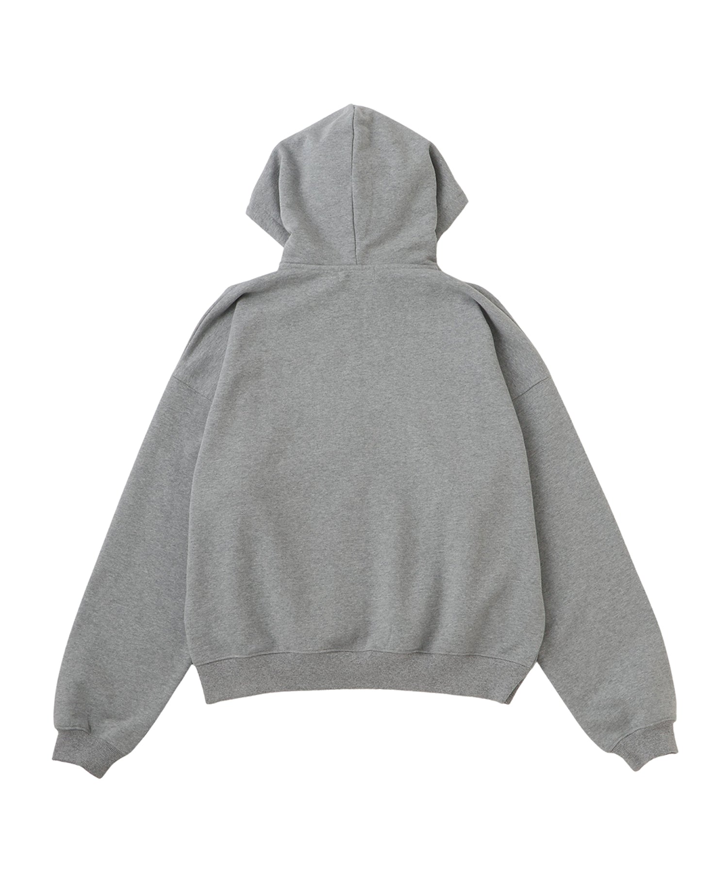 トップス aclent Oversized logo zip hoodie gry Oversized Scarf Zip Hoodie｜ACLENT（アクレント）
