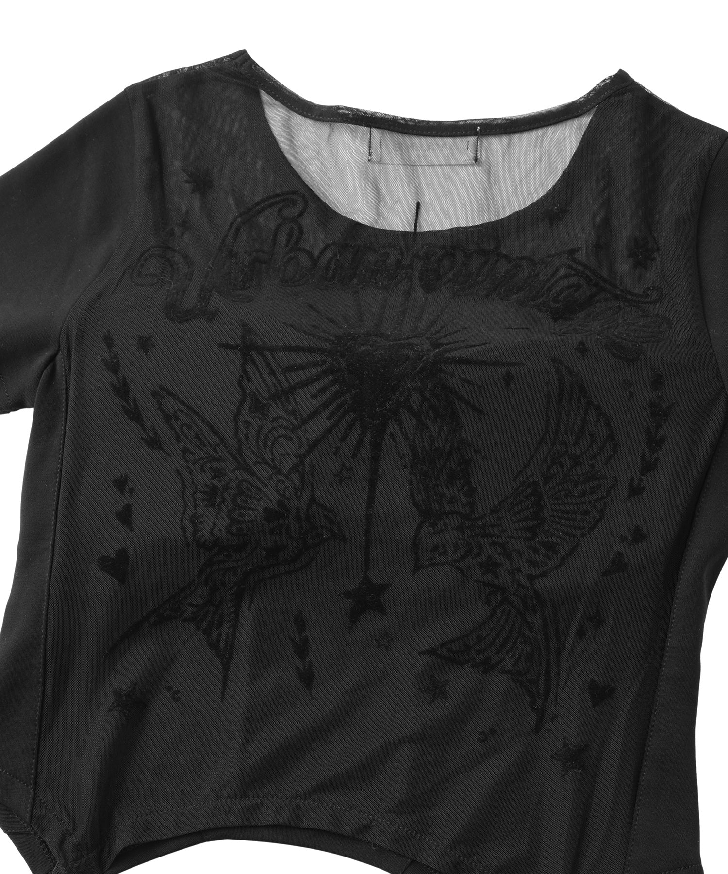 Garter Sheer Top