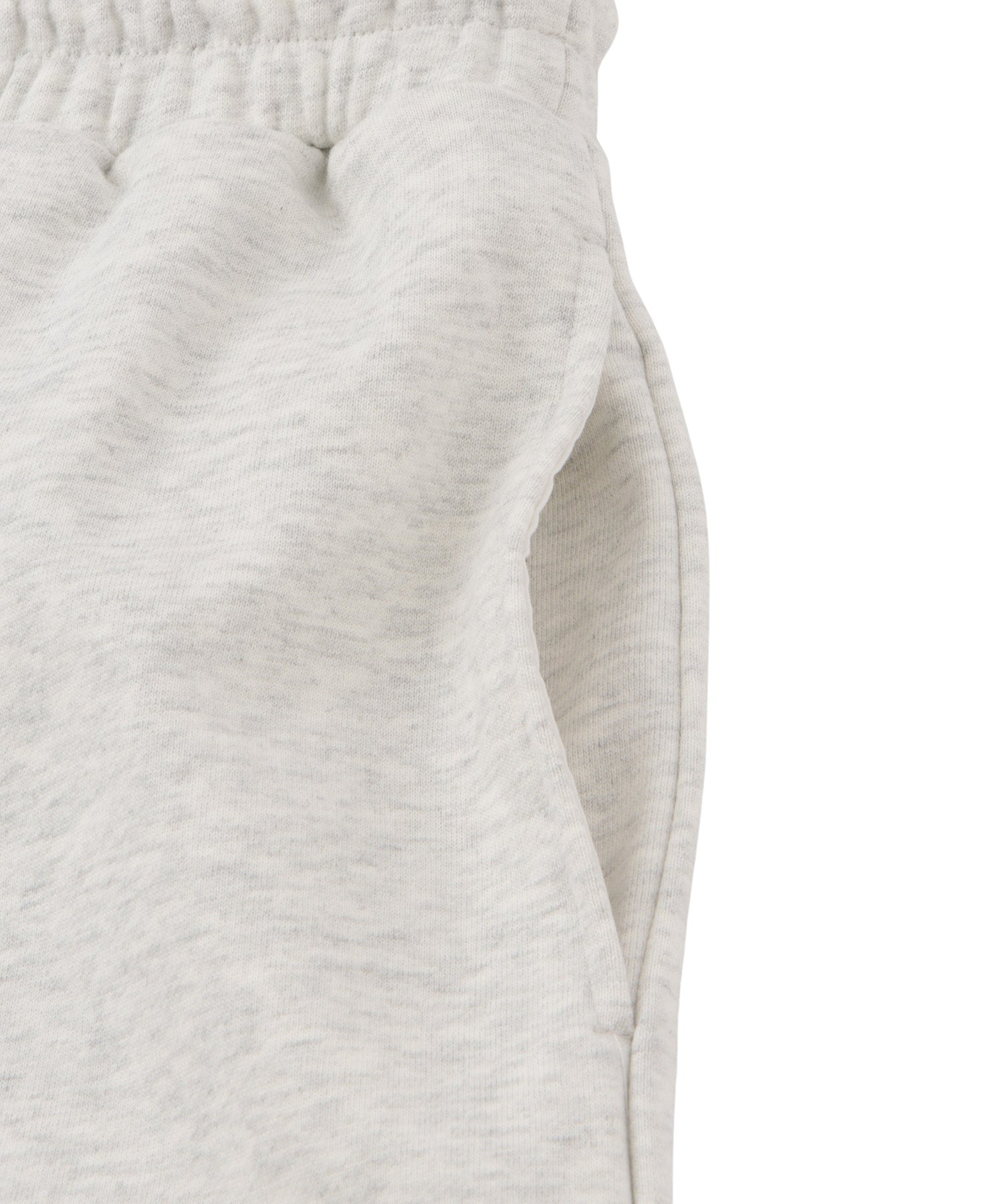 Check shorts layered sweatpants