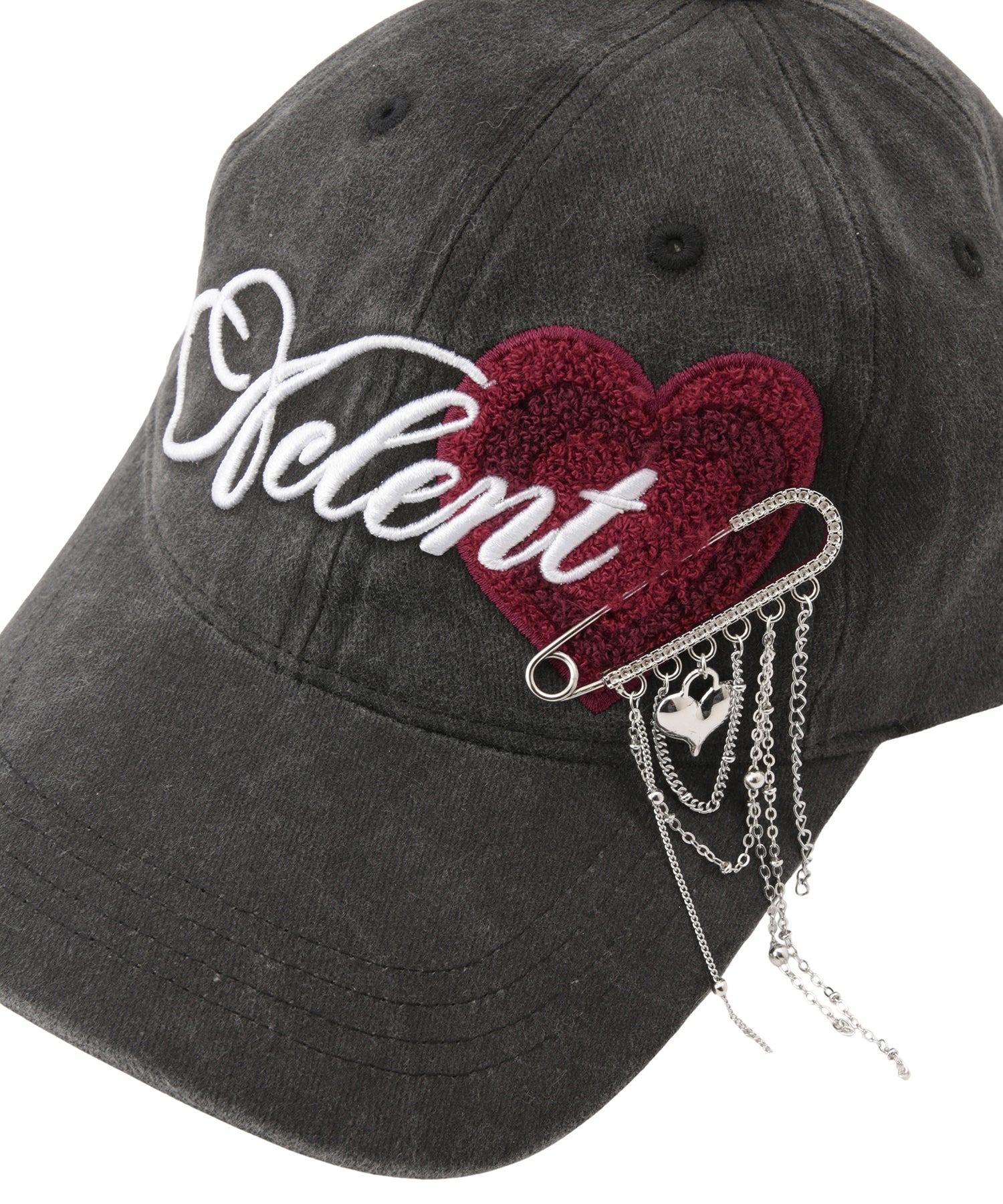 Heart Charm Logo Cap