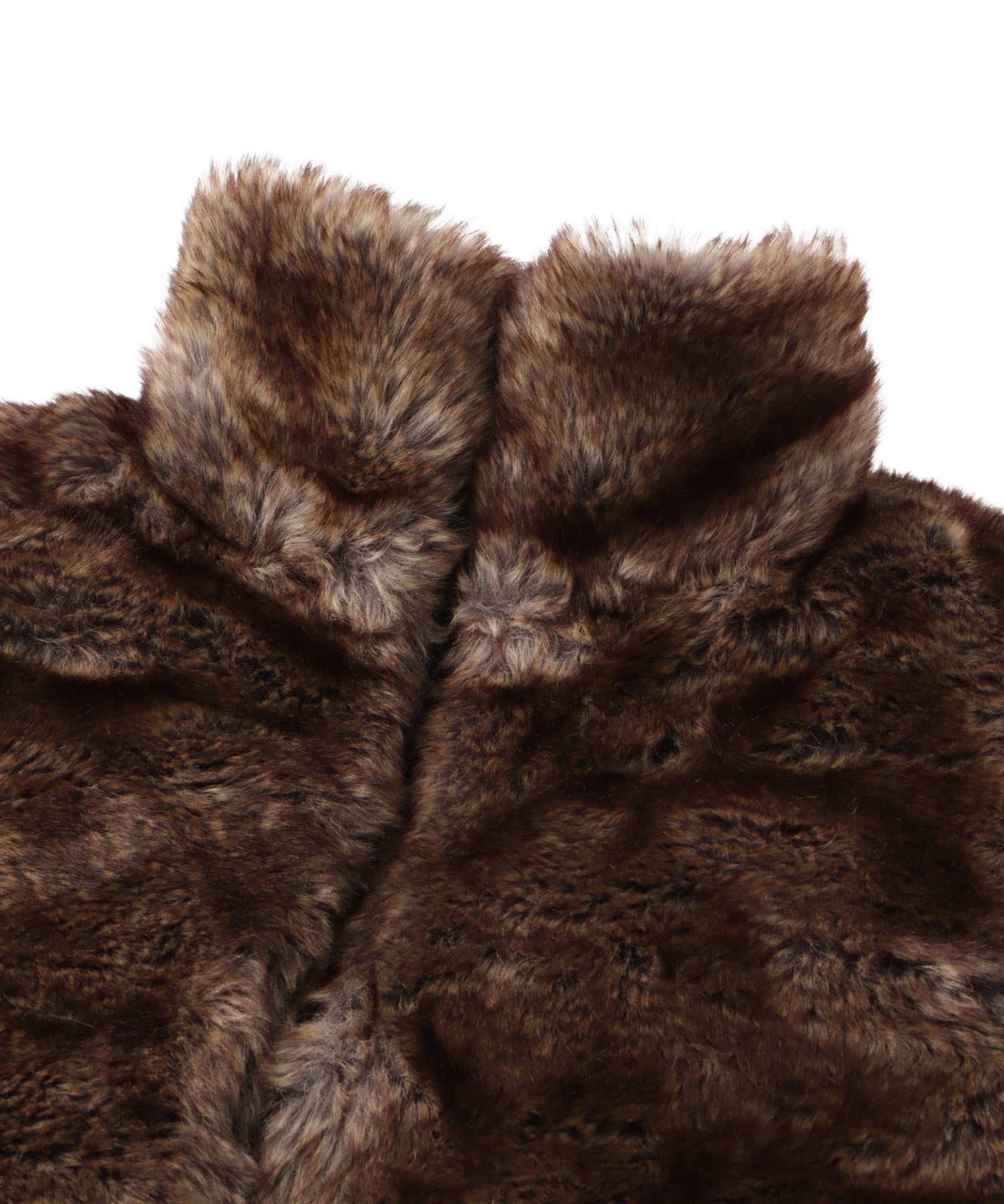 2way stand collar fur vest