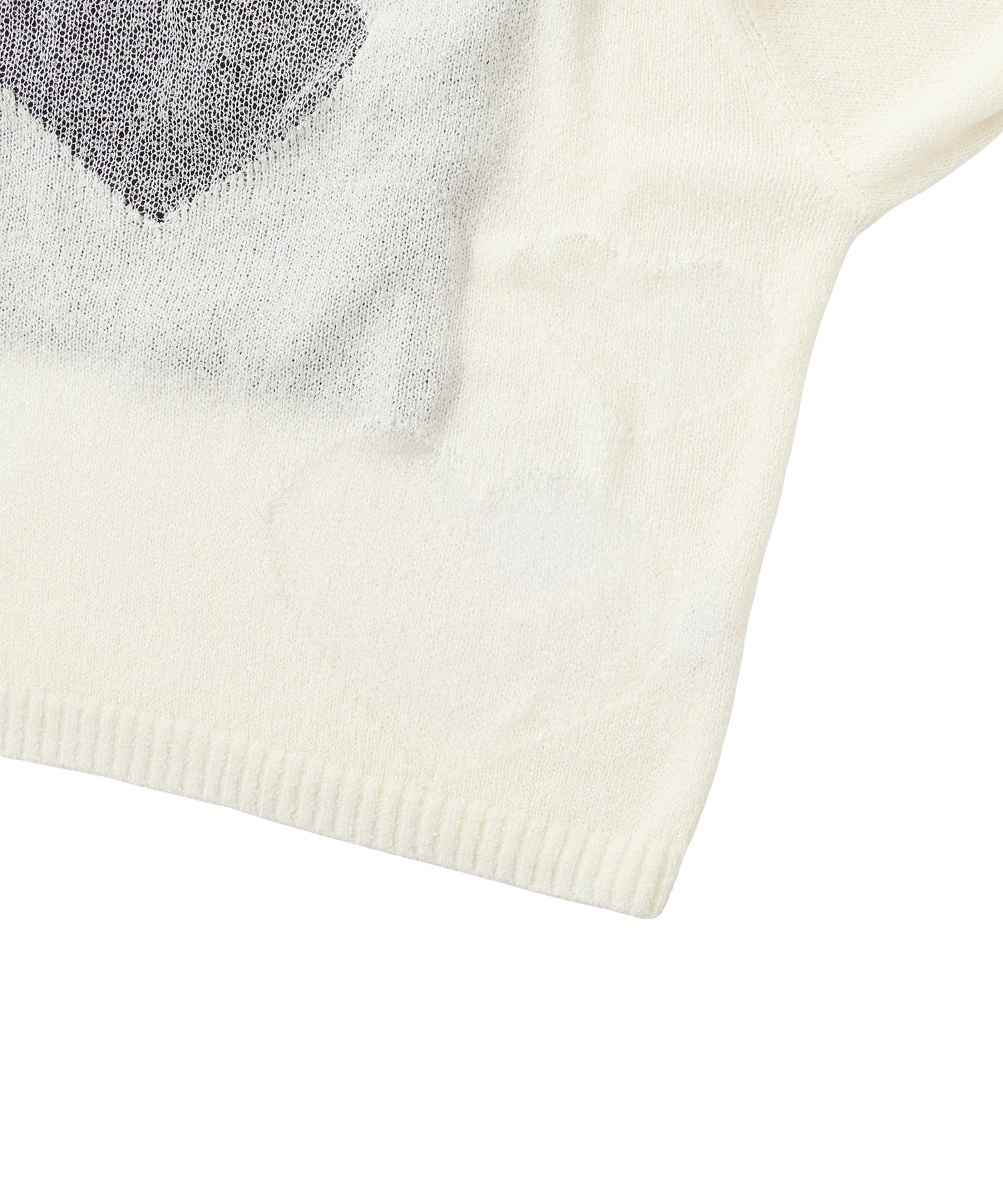 Heart Sheer Knit Camisole Set