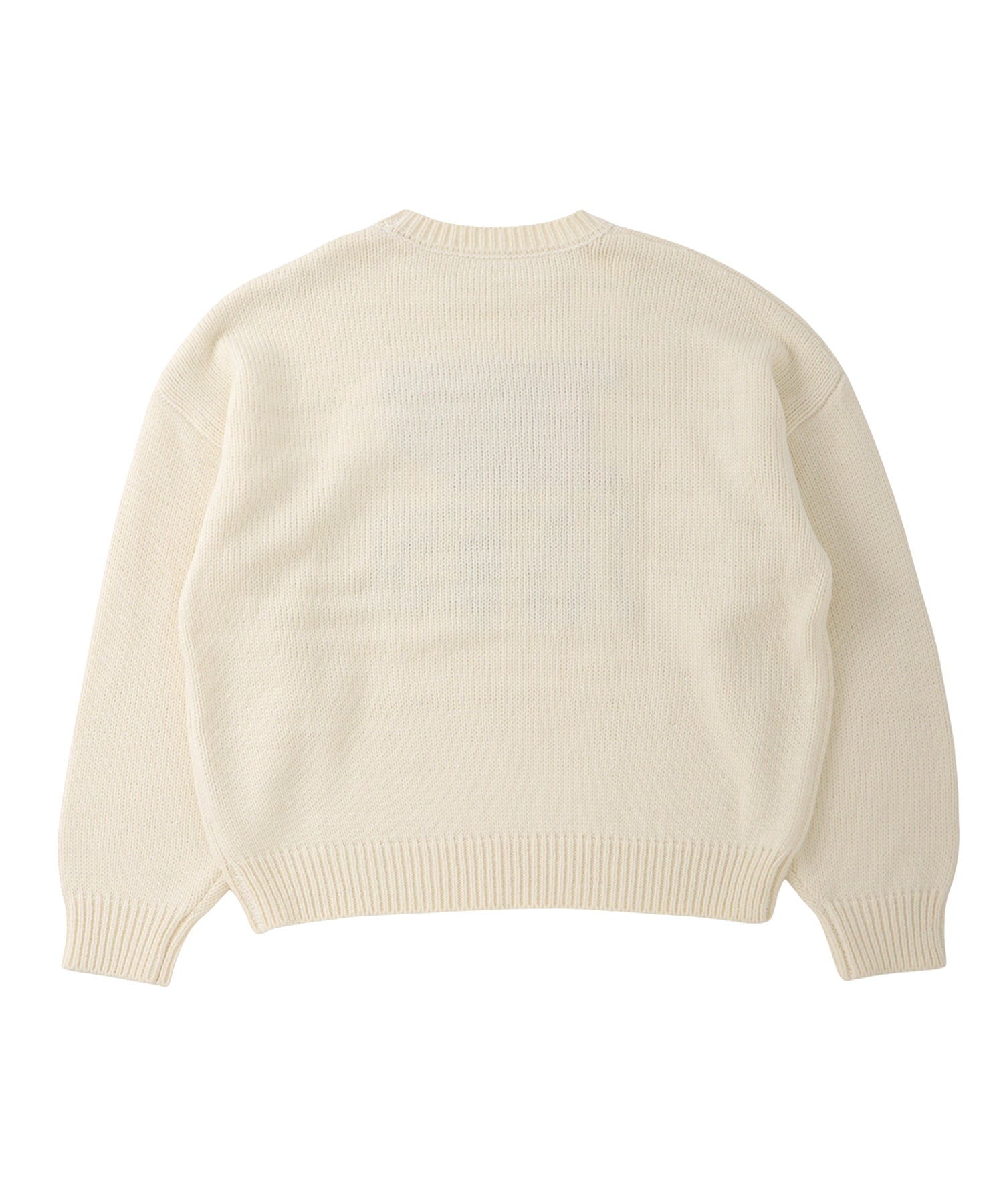 Logo jacquard lame knit top