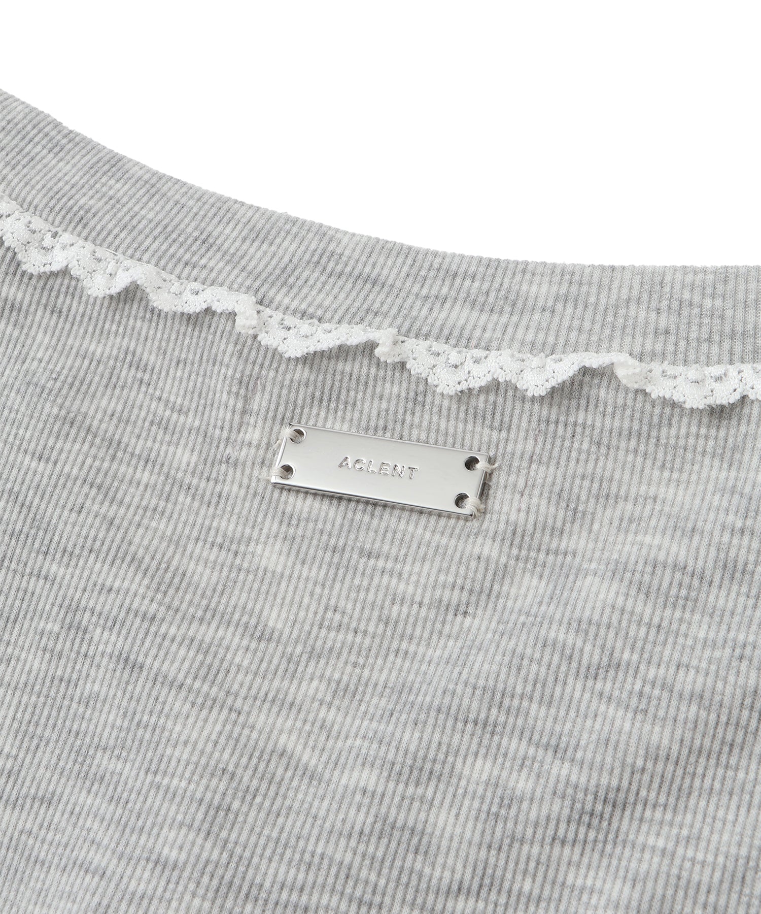 Lace Docking Front Button Top