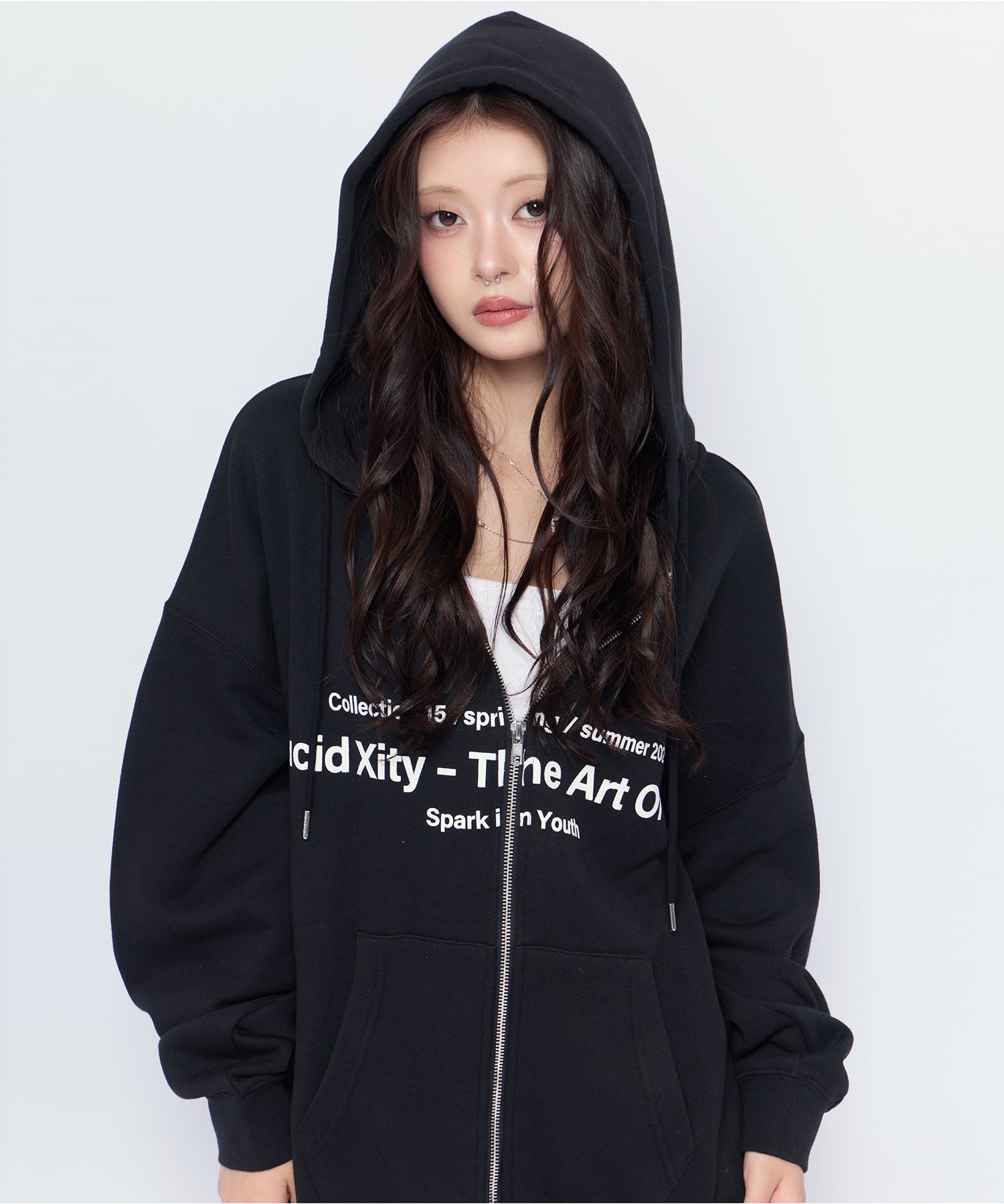Angel Heart Logo Zip Hoodie｜ACLENT（アクレント）