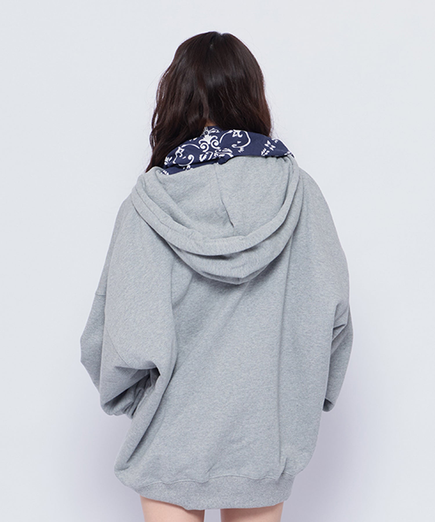 Oversized Scarf Zip Hoodie｜ACLENT（アクレント）