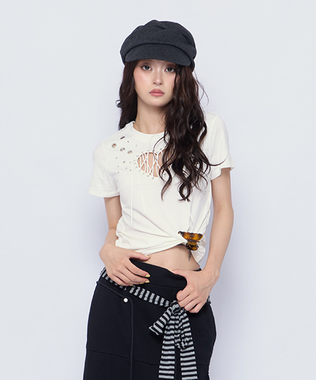 MODEL:160cm/COLOR:WHT/SIZE:F