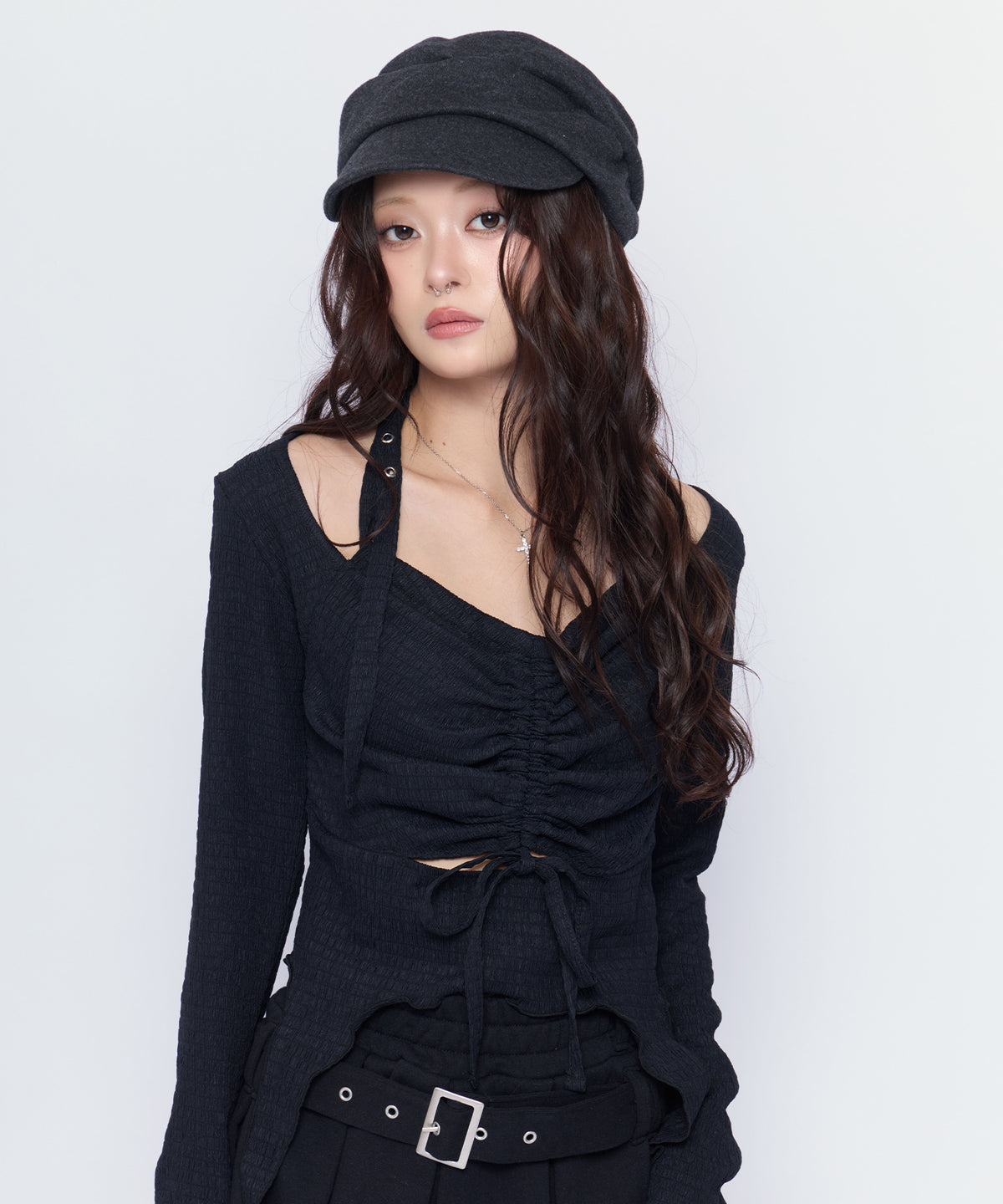 MODEL:160cm/COLOR:BLK/SIZE:F