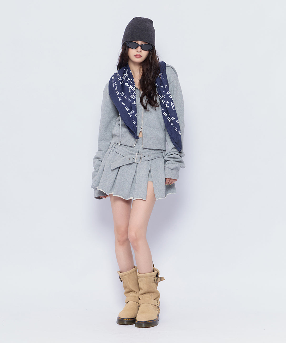 MODEL:160cm/COLOR:GRY/SIZE:F