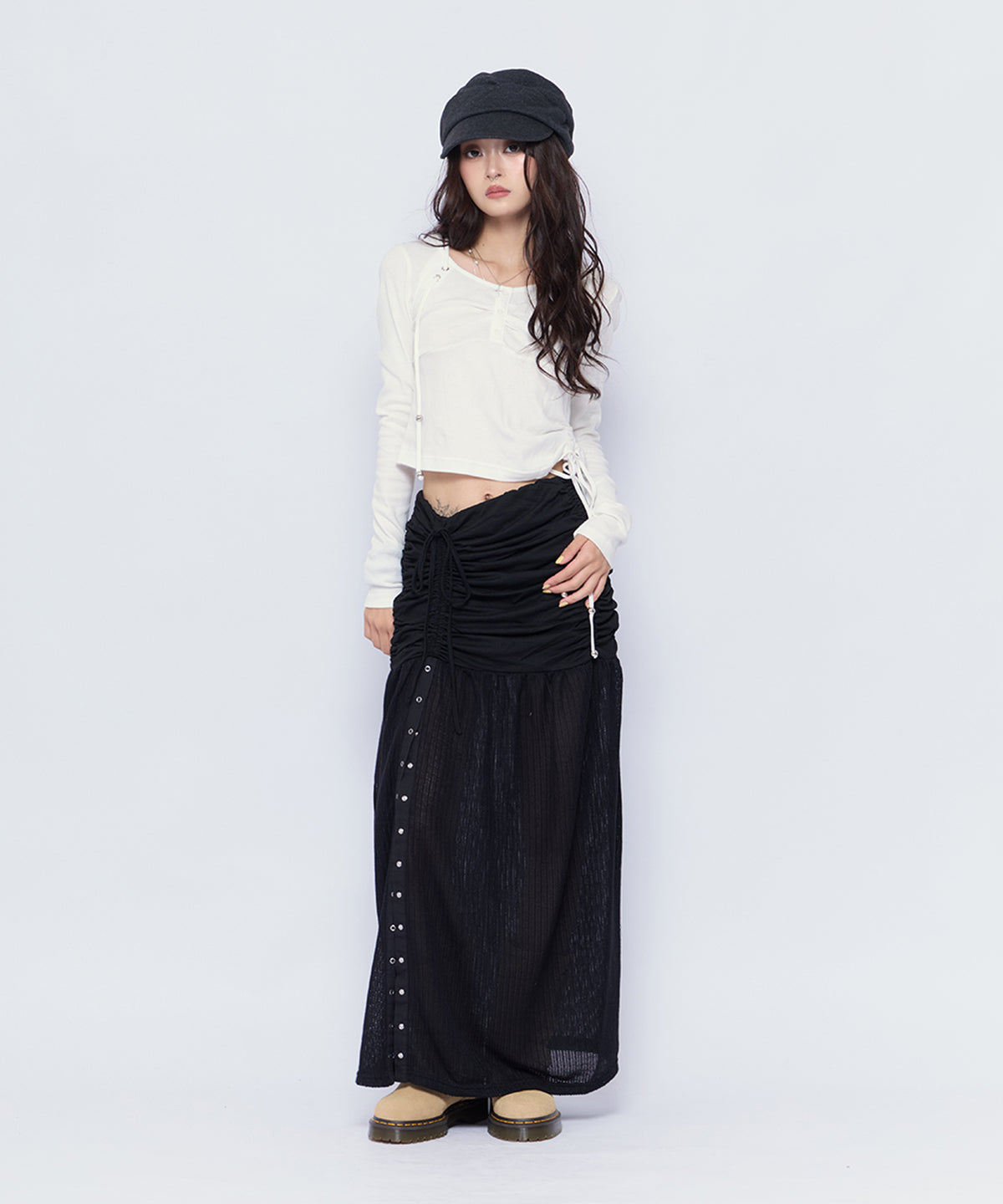 MODEL:160cm/COLOR:BLK/SIZE:F