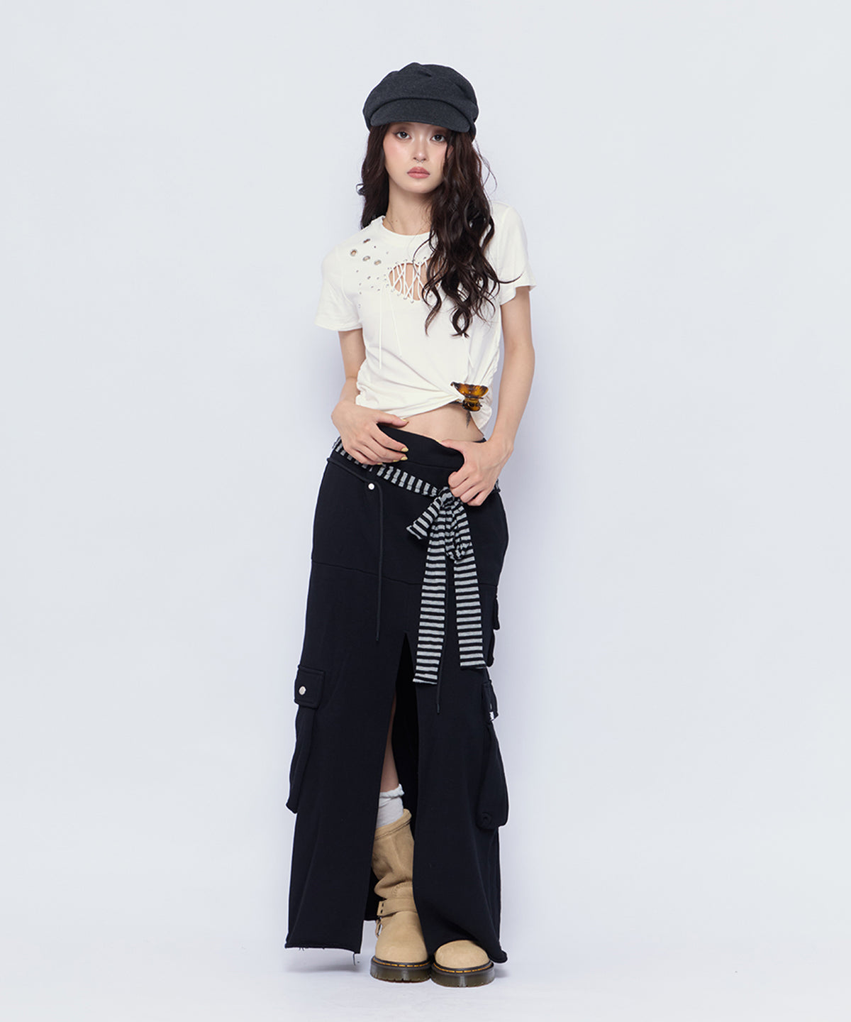 MODEL:160cm/COLOR:BLK/SIZE:F