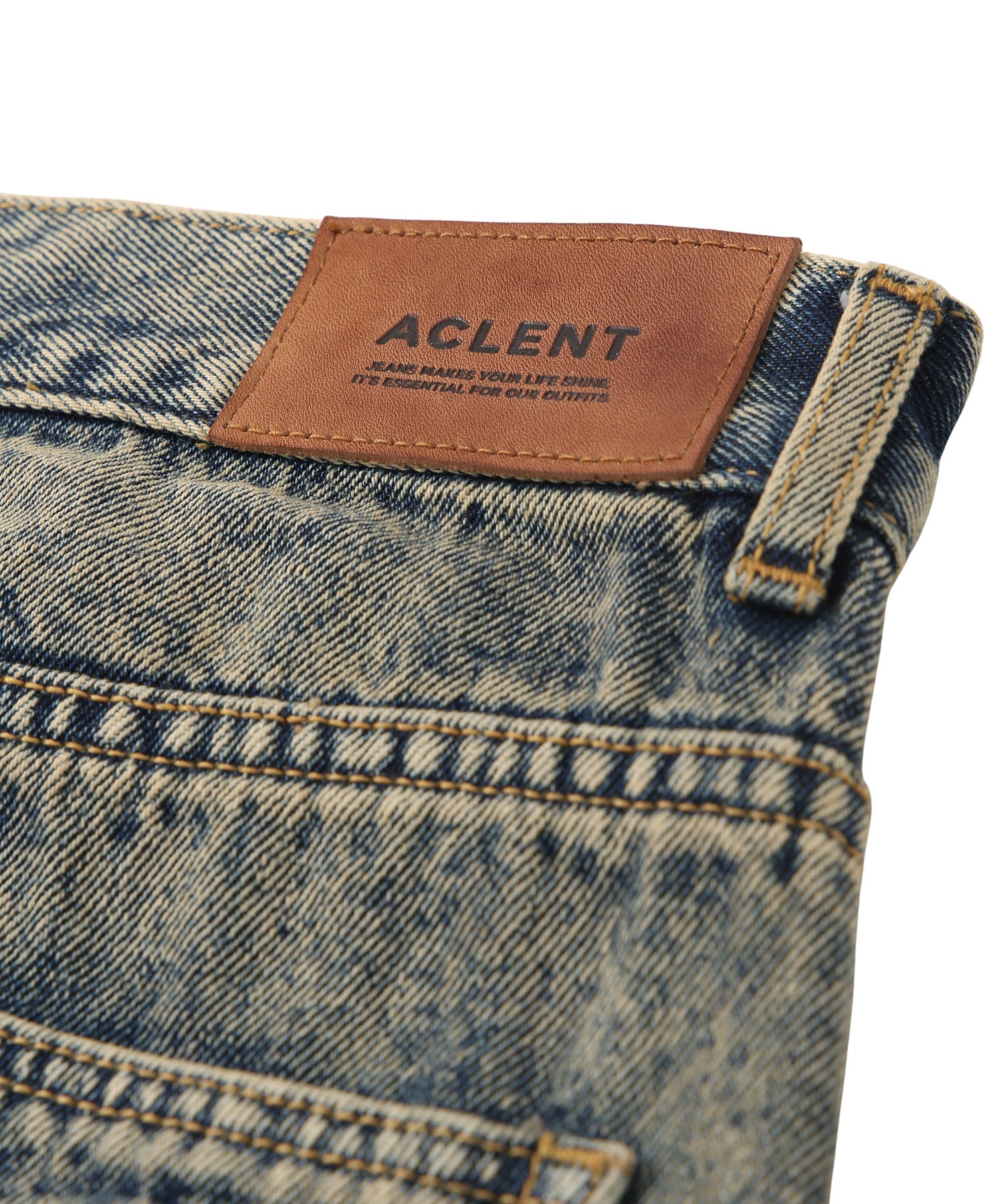 Multi pocket denim cargo pants