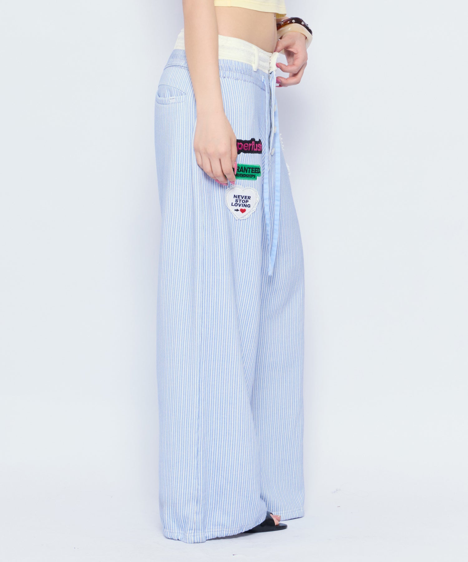 MODEL:170cm/COLOR:BLU/SIZE:F