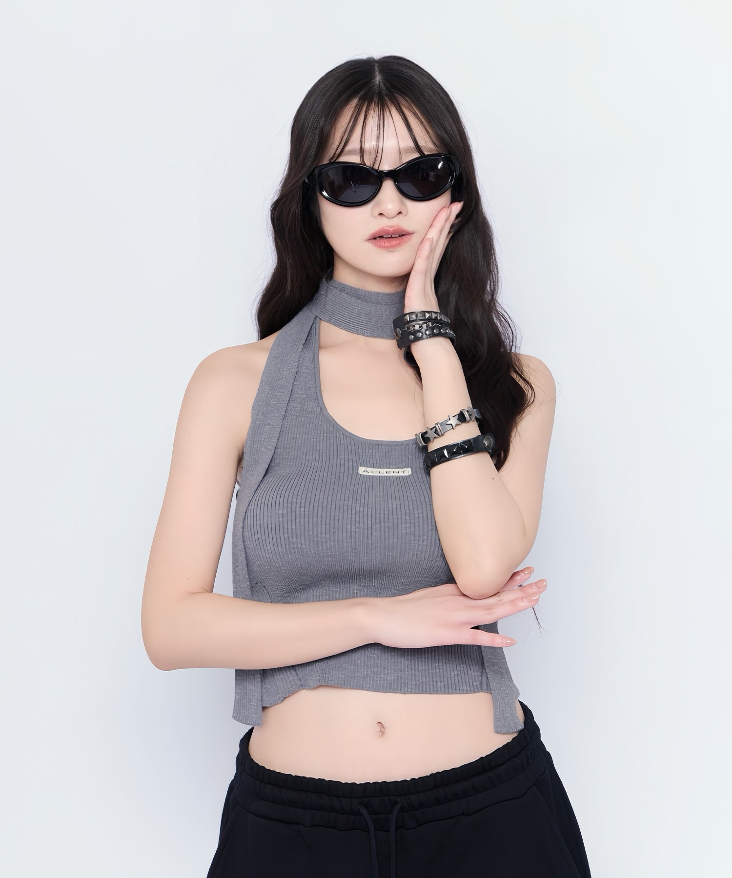 MODEL:155cm/COLOR:GRY/SIZE:F