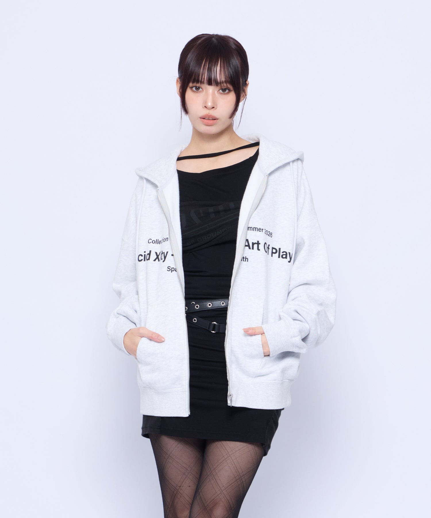 MODEL:165cm/COLOR:GRY/SIZE:F