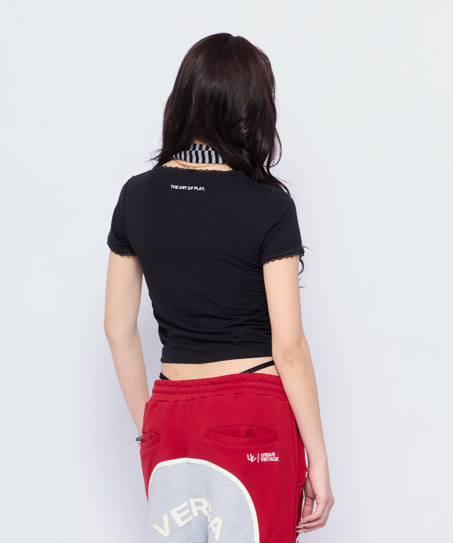 MODEL:170cm/COLOR:BLK/SIZE:F