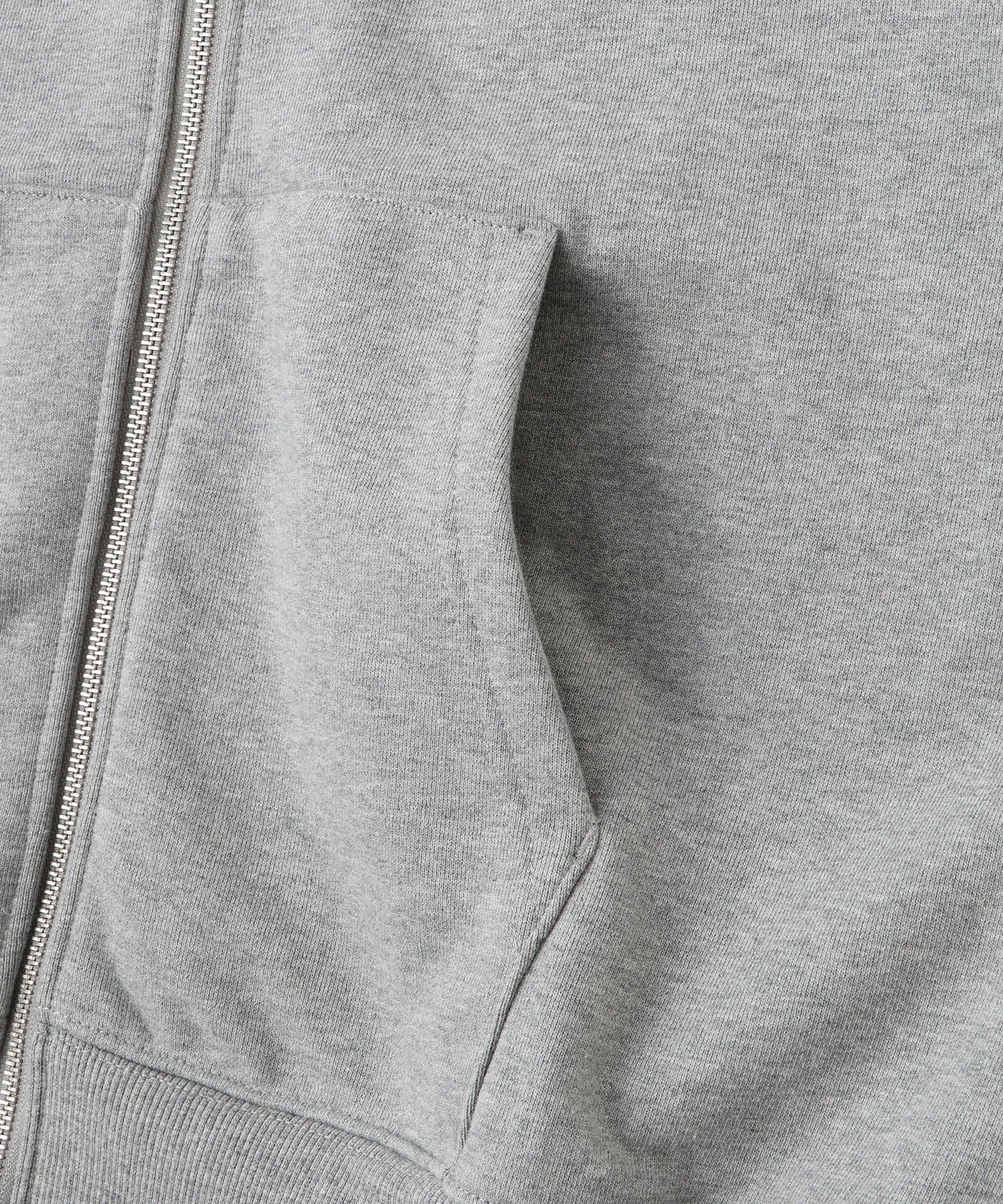 Oversized Scarf Zip Hoodie