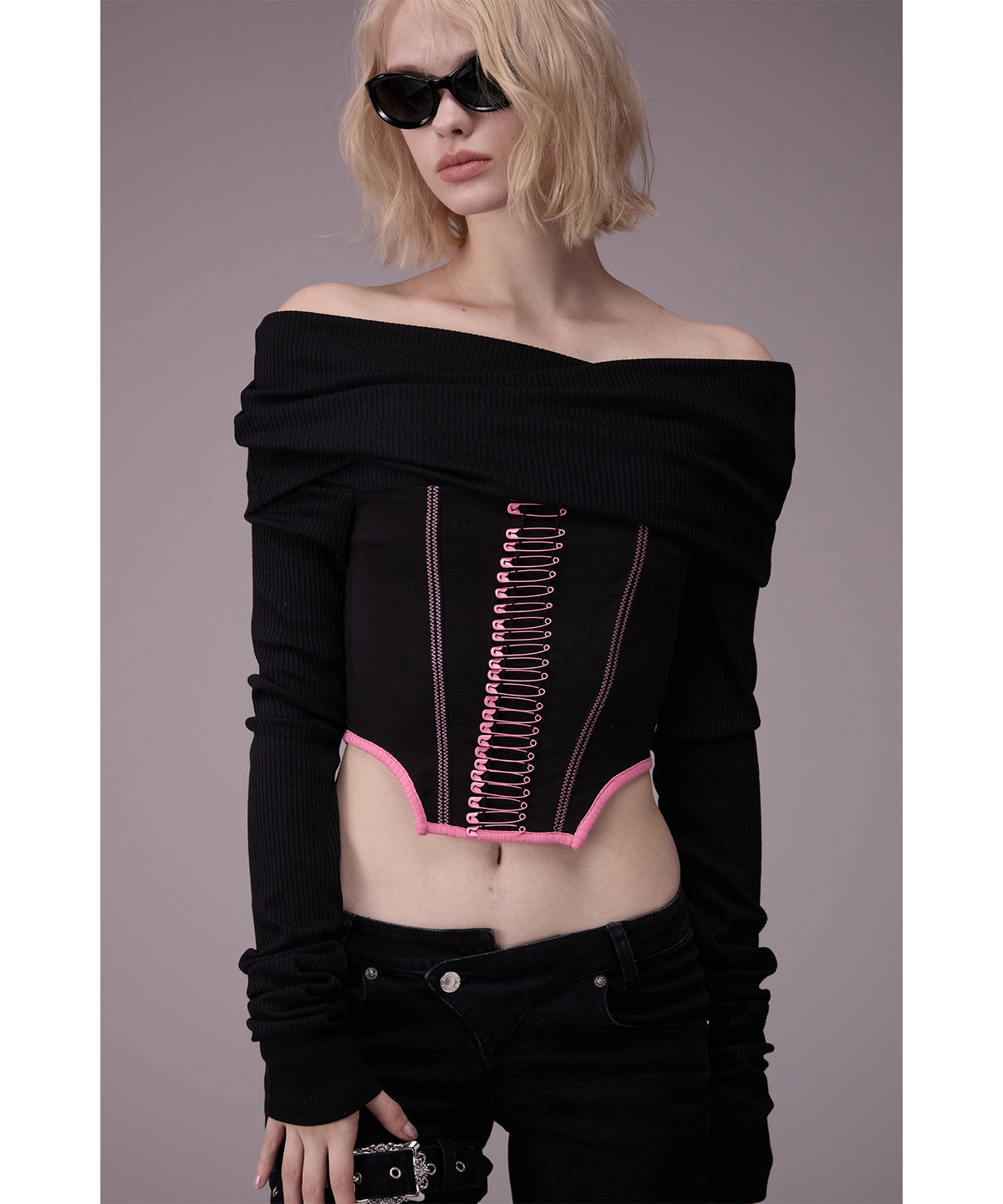 MODEL:176cm/COLOR:BLK/SIZE:F