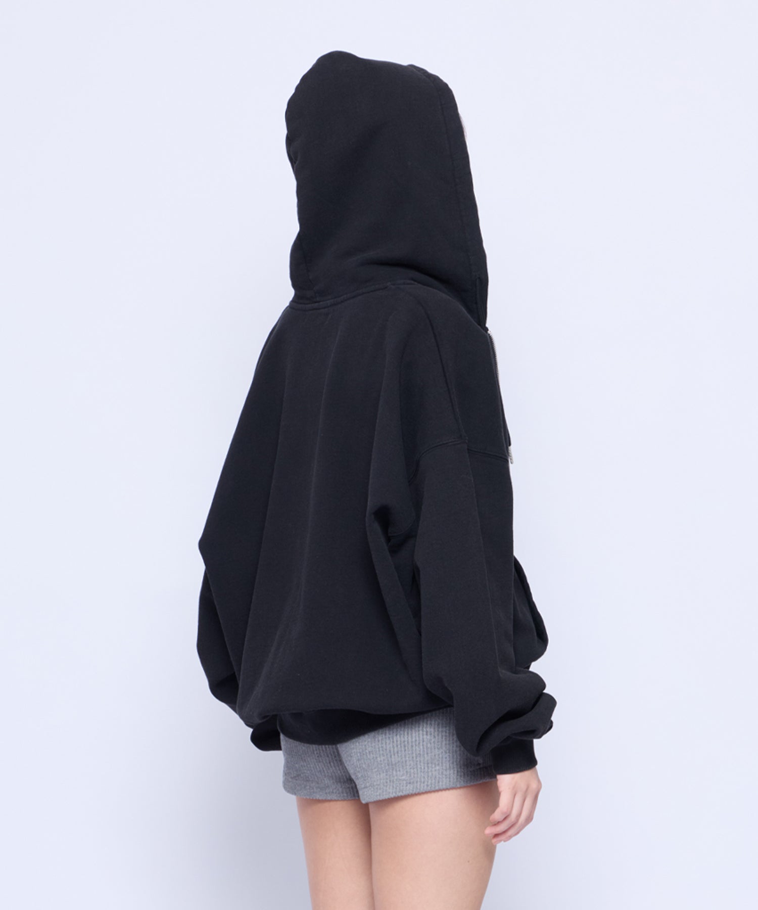 Oversized Scarf Zip Hoodie｜ACLENT（アクレント）
