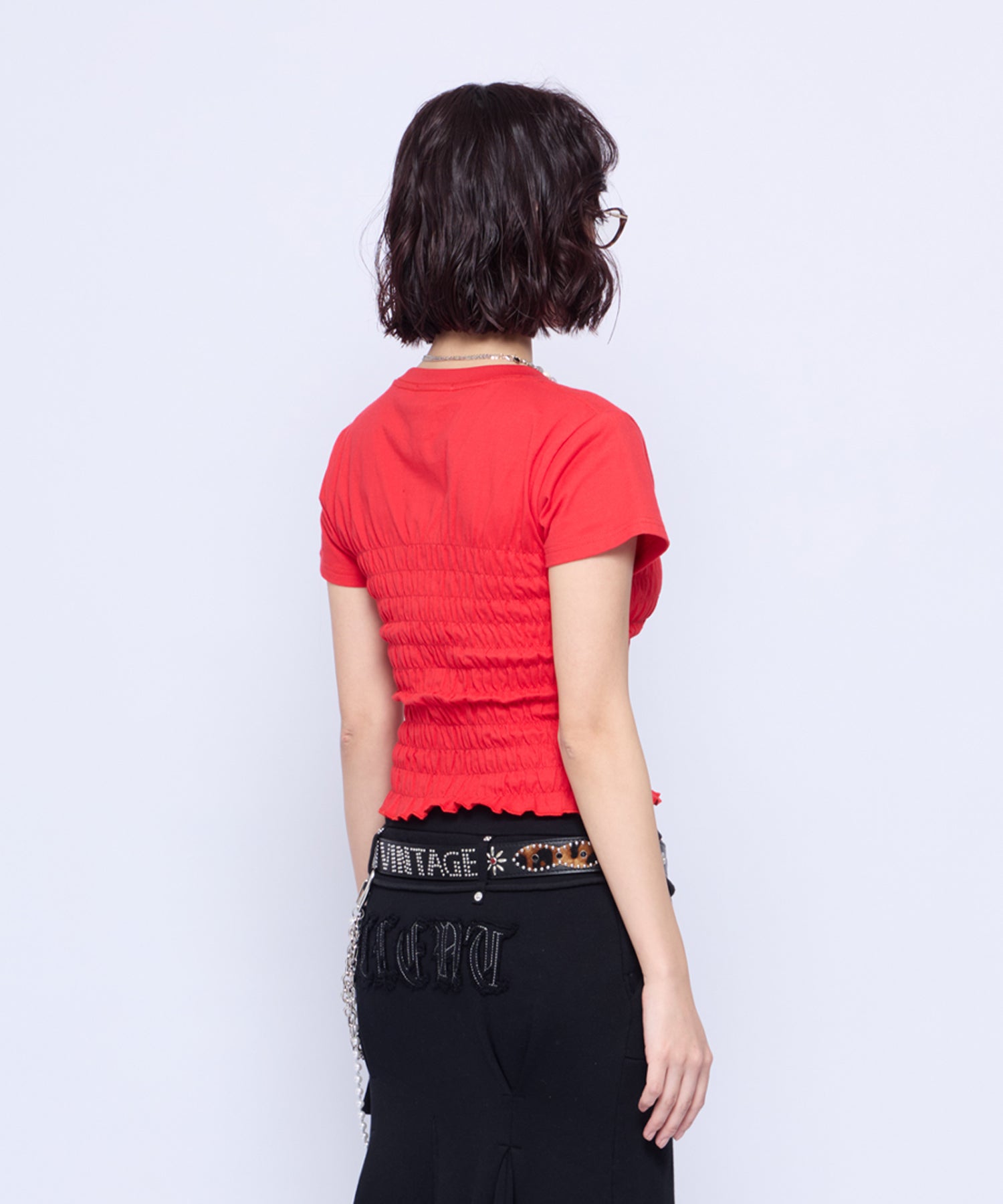 MODEL:165cm/COLOR:RED/SIZE:F