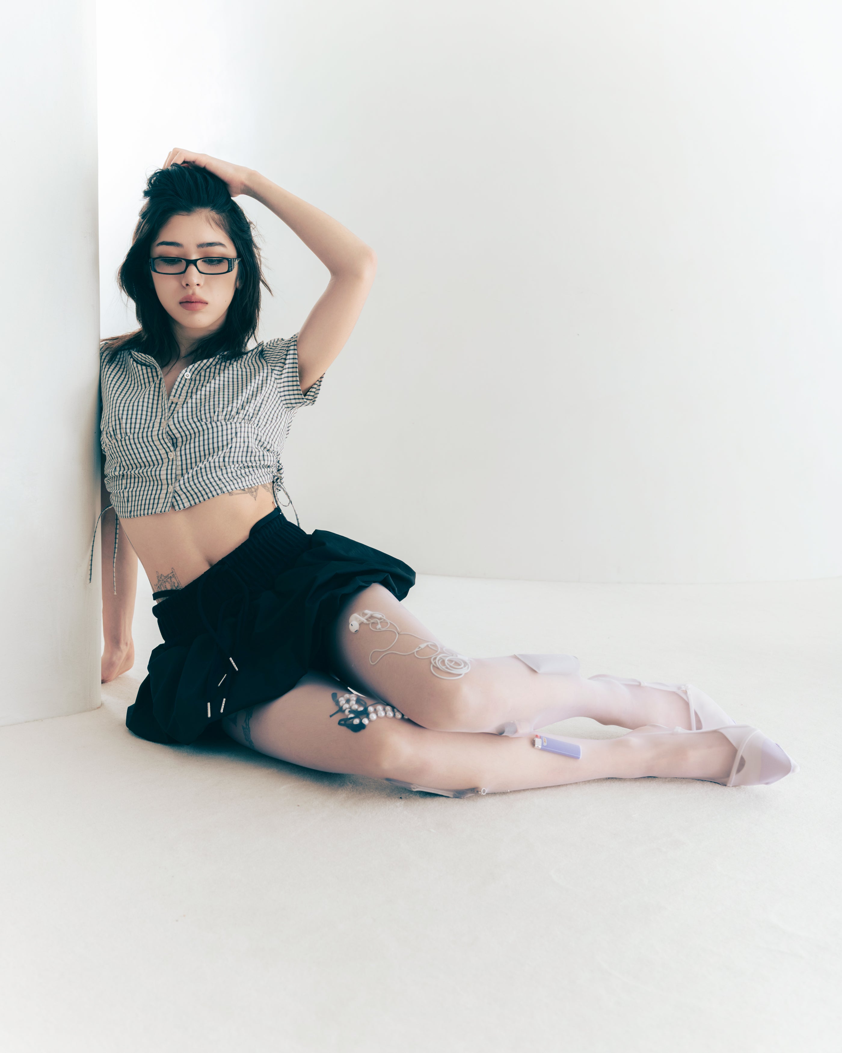 MODEL:169cm/COLOR:WHT/SIZE:F