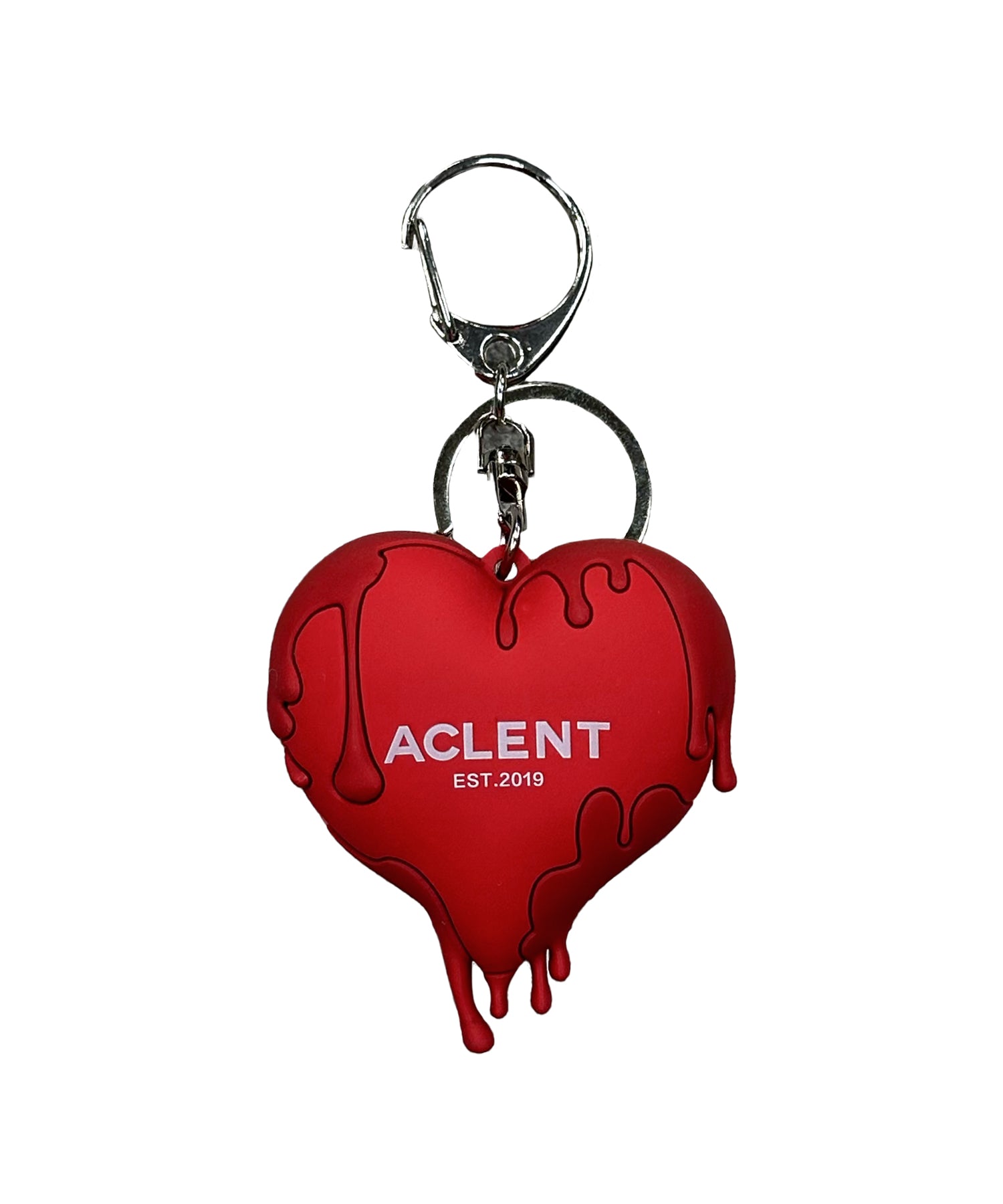 Drip heart rubber key holder｜ACLENT（アクレント）
