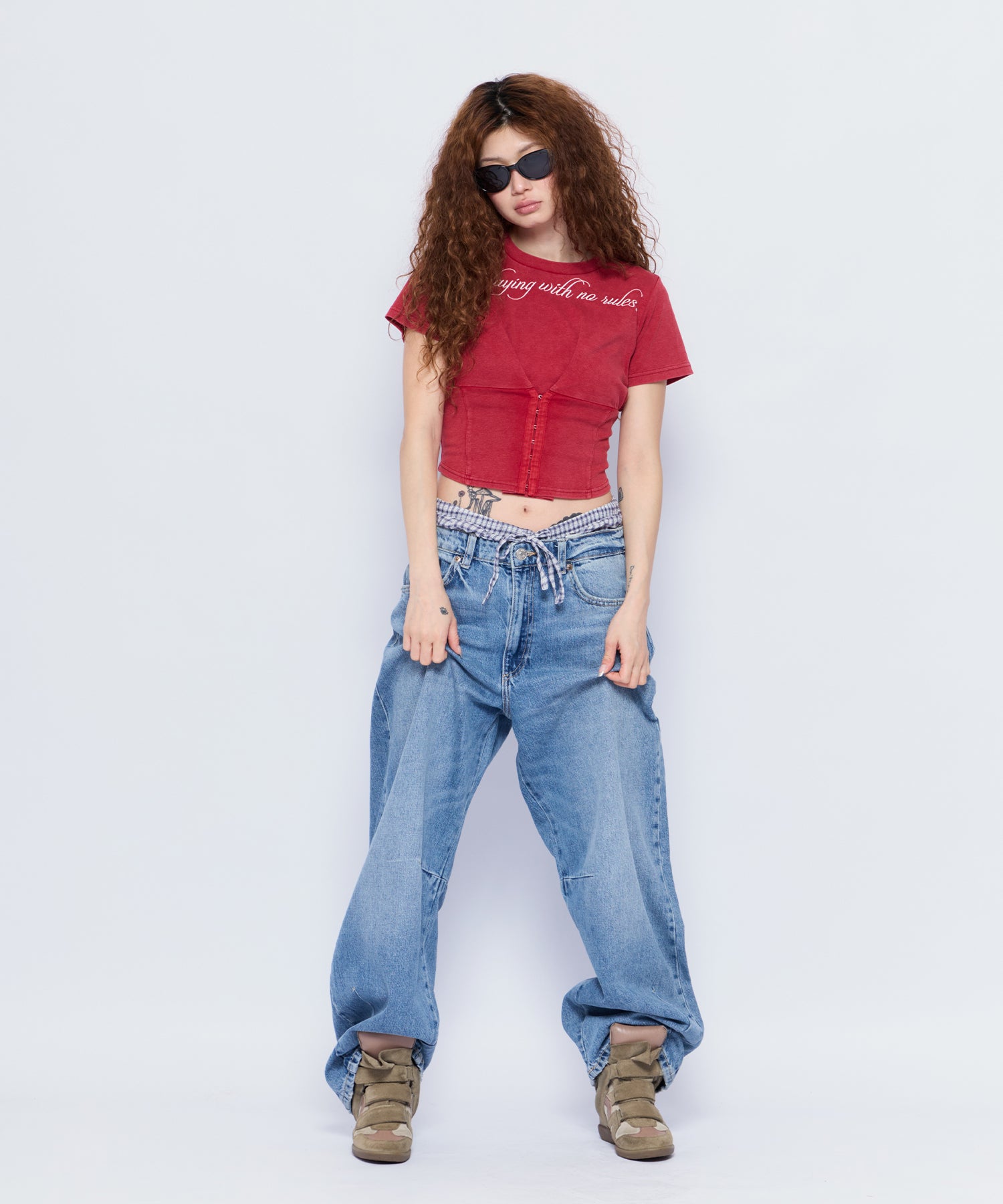 MODEL:168cm/COLOR:RED/SIZE:F