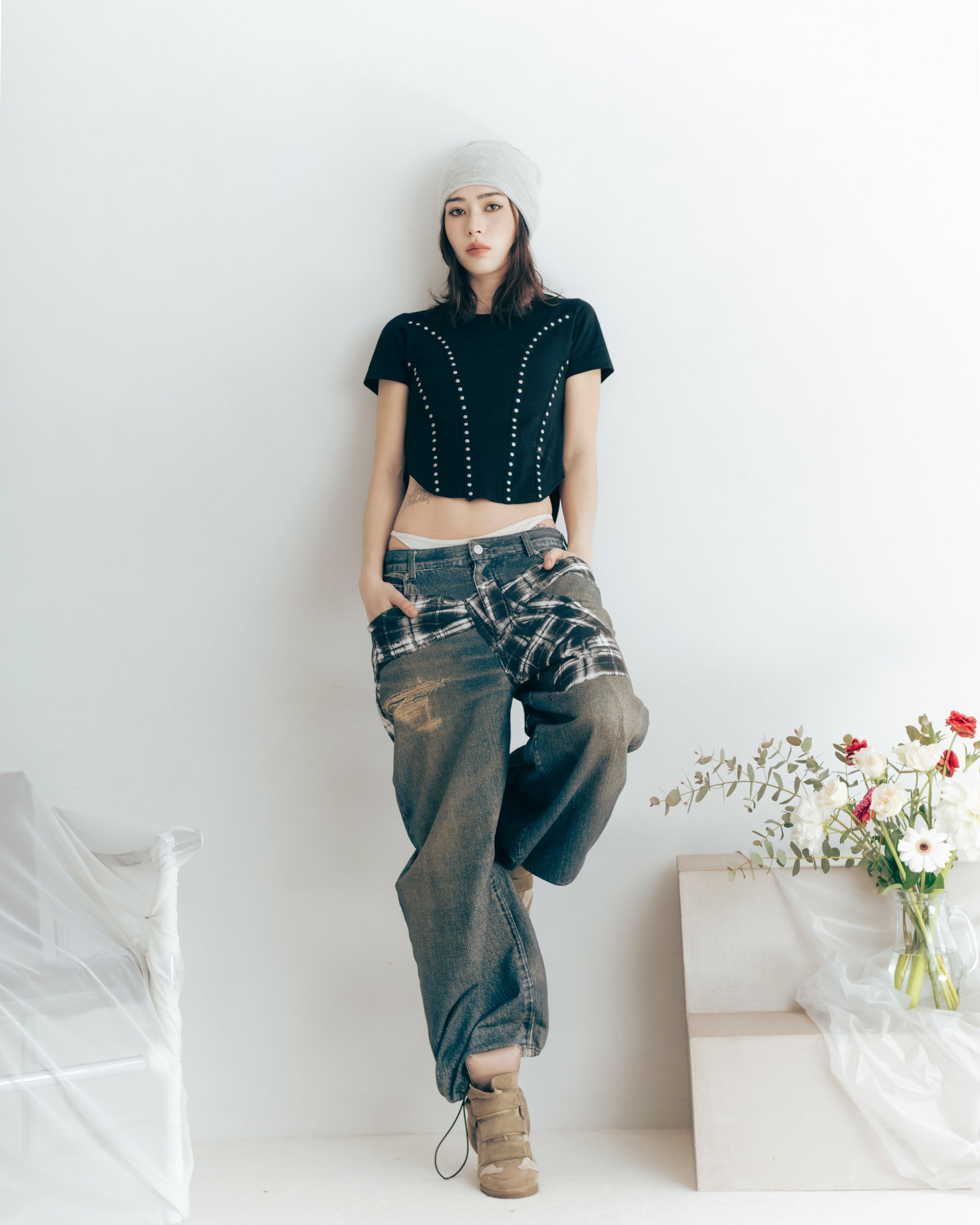 MODEL:169cm/COLOR:BLK/SIZE:F
