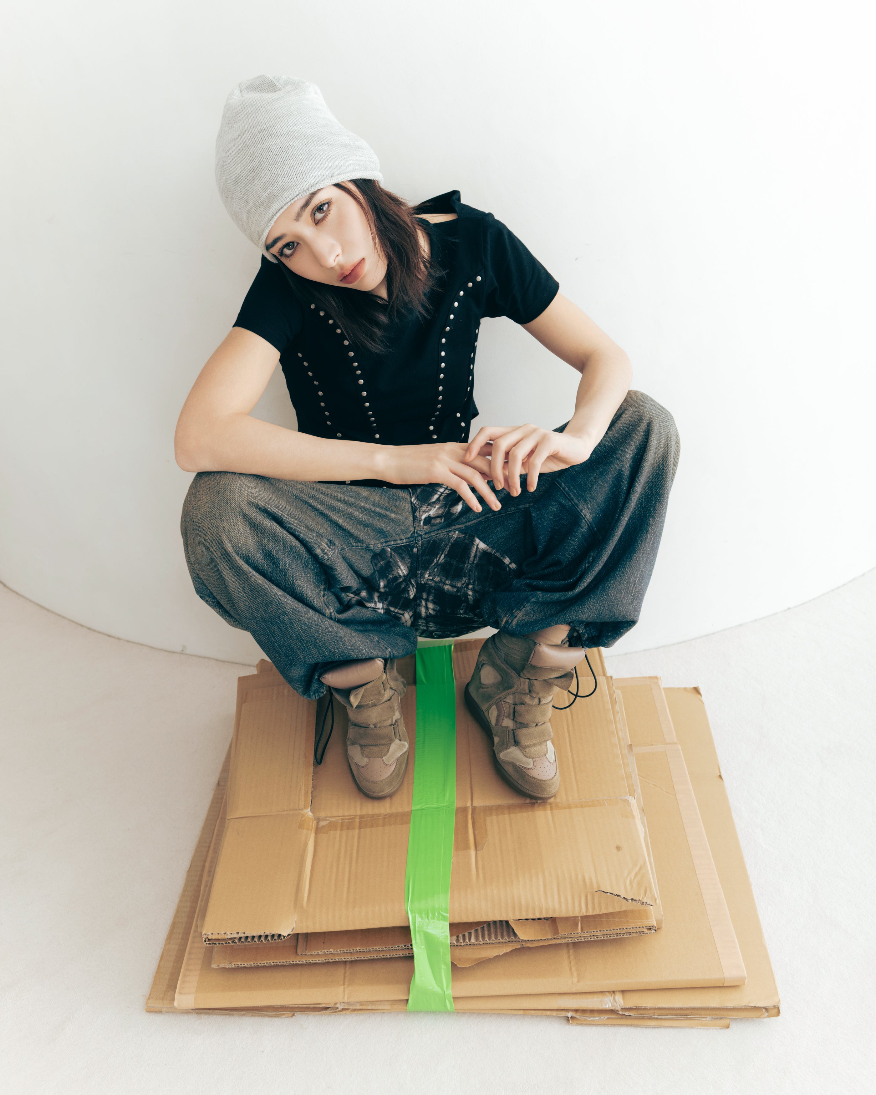 MODEL:169cm/COLOR:BLK/SIZE:F