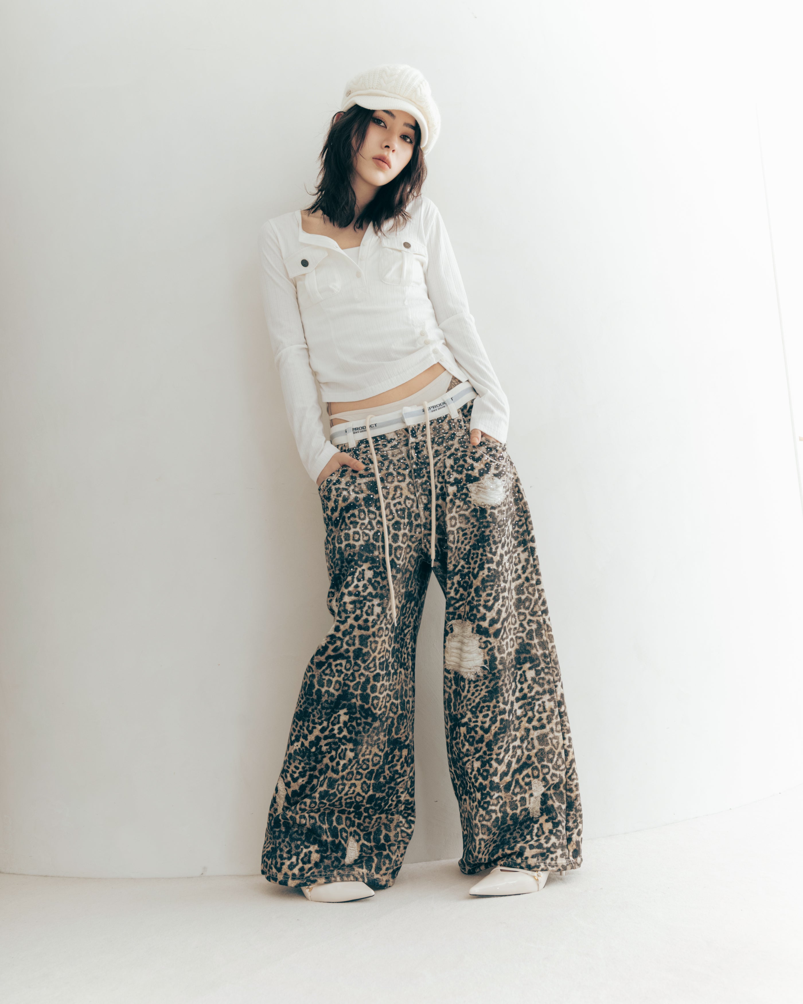 MODEL:169cm/COLOR:BEG/SIZE:F