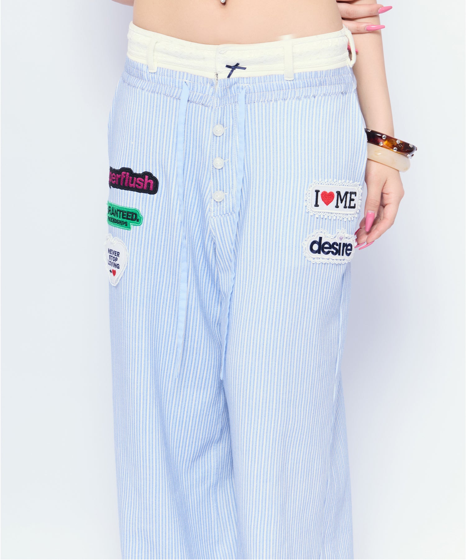 MODEL:170cm/COLOR:BLU/SIZE:F