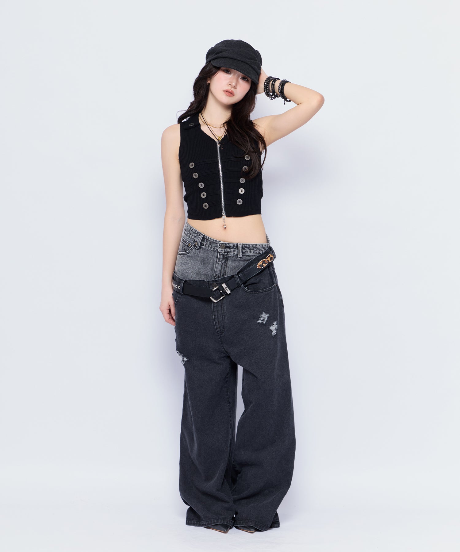 Asym Layered Denim｜ACLENT（アクレント）