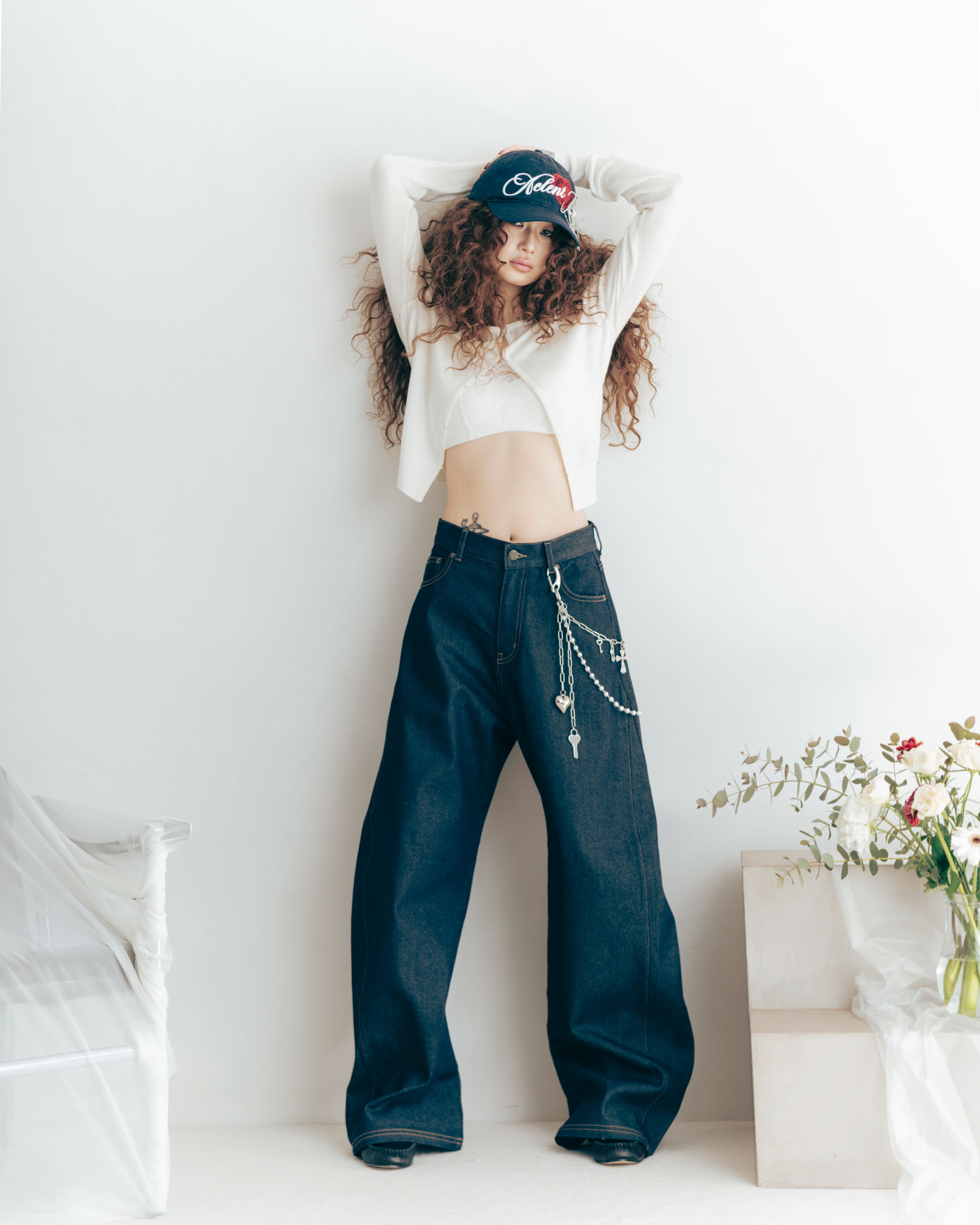 Heart Charm Logo Cap