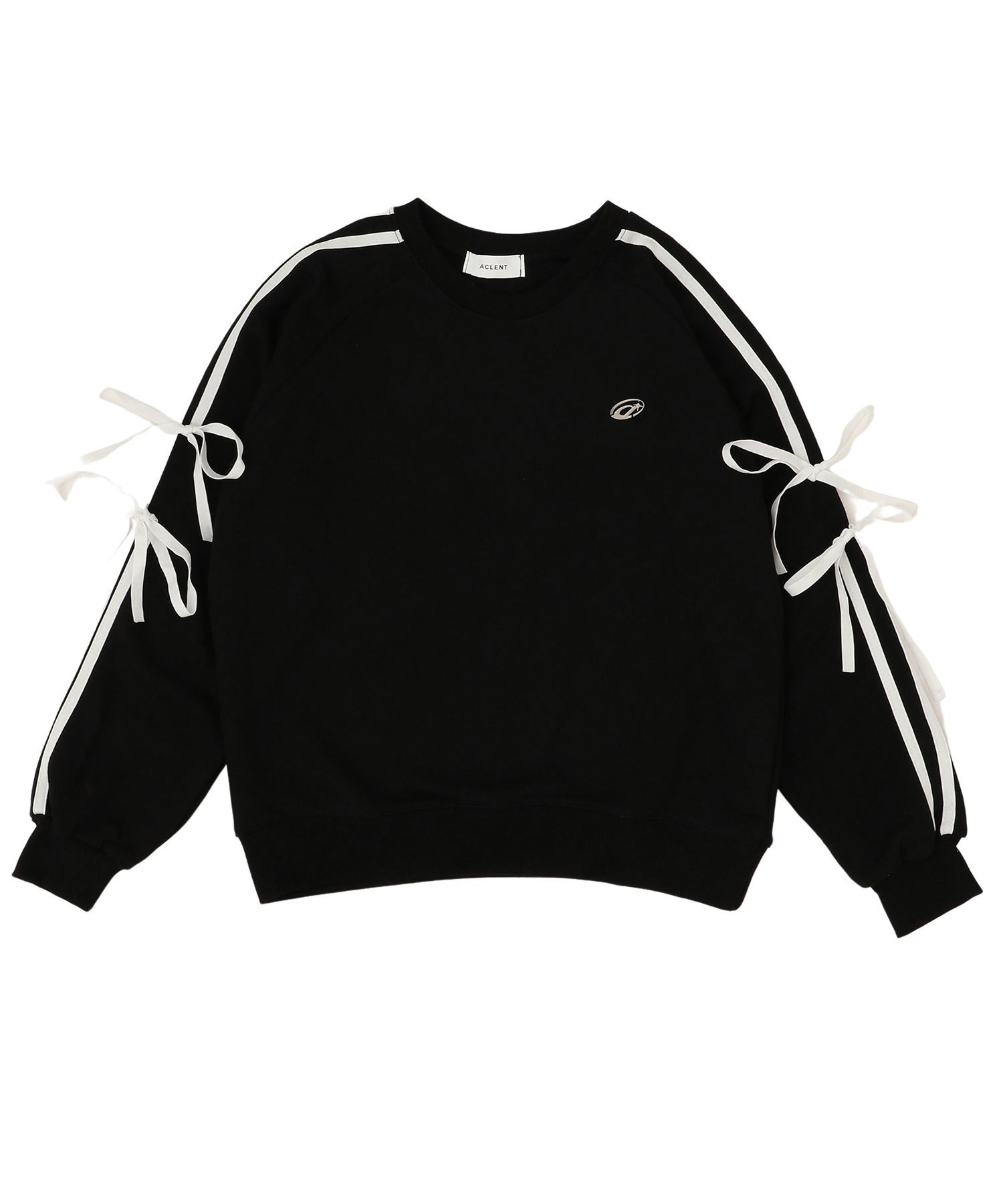 Double line ribbon sweat top