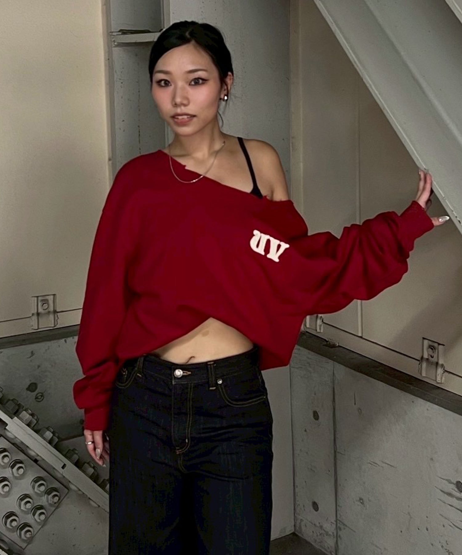 STAFF:157cm/COLOR:RED/SIZE:F