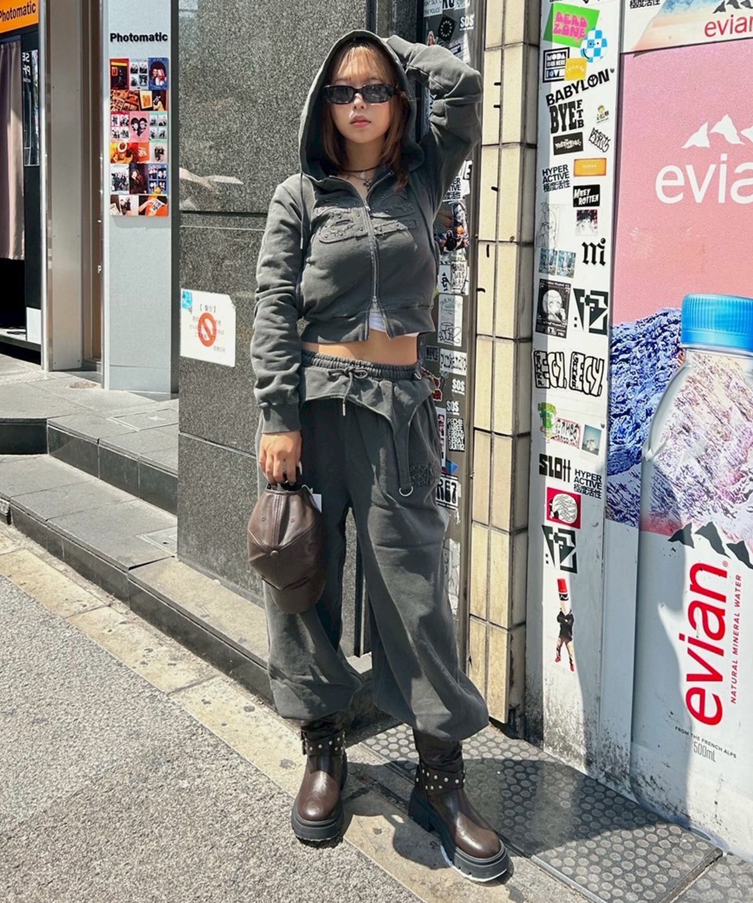 STAFF:164cm/COLOR:BLACK/SIZE:M
