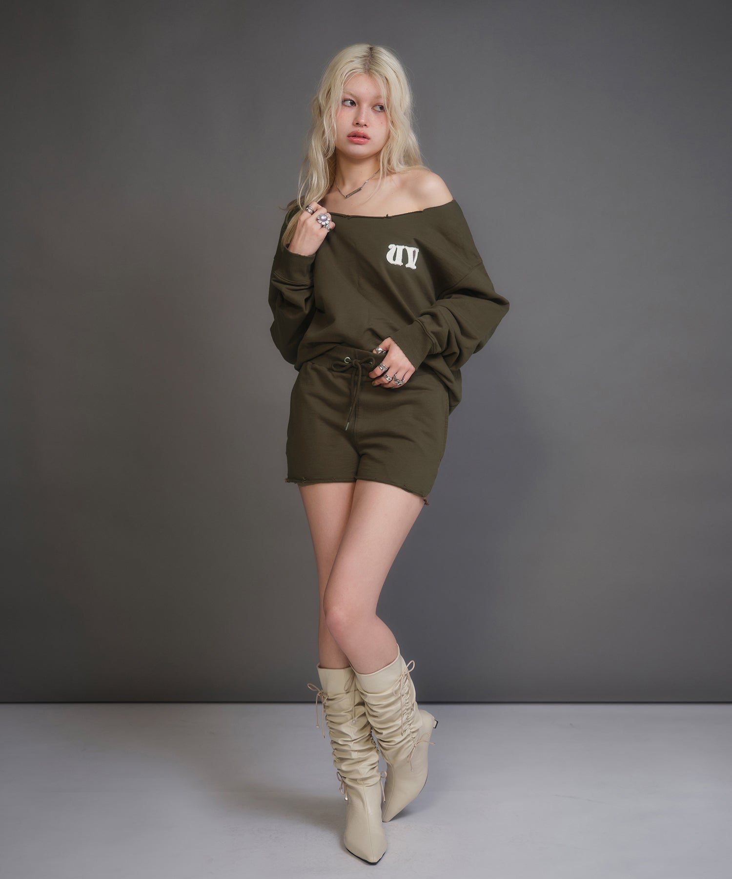 COLOR:WHITE/SIZE:L