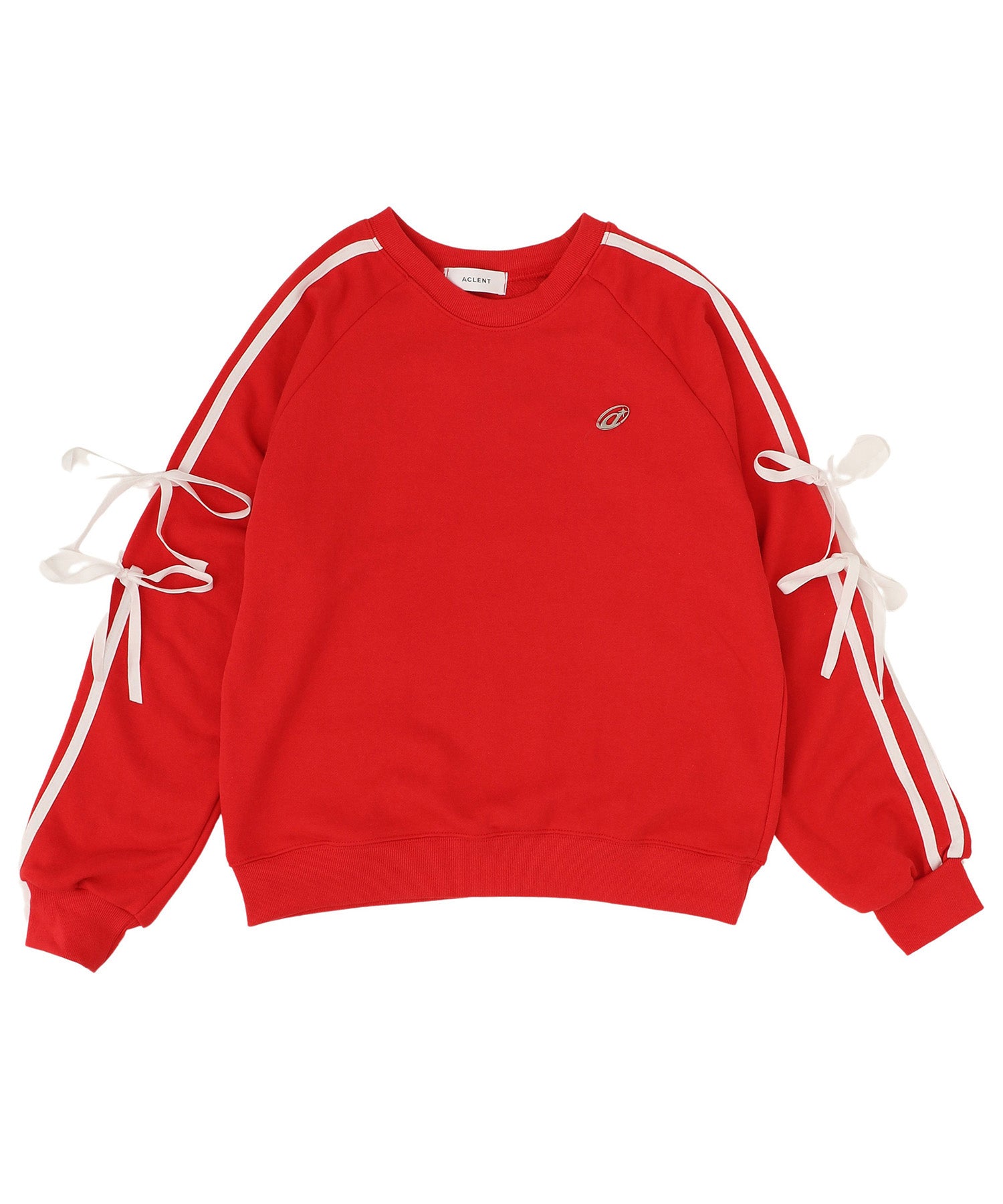 Double line ribbon sweat top