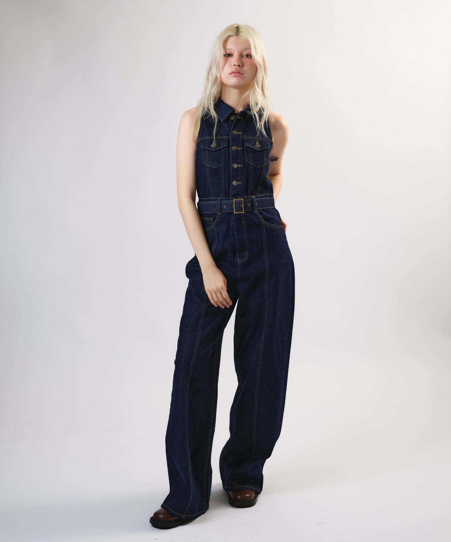 MODEL:170cm/COLOR:DARK BLUE/SIZE:モデルサイズ着用［総丈149cm］