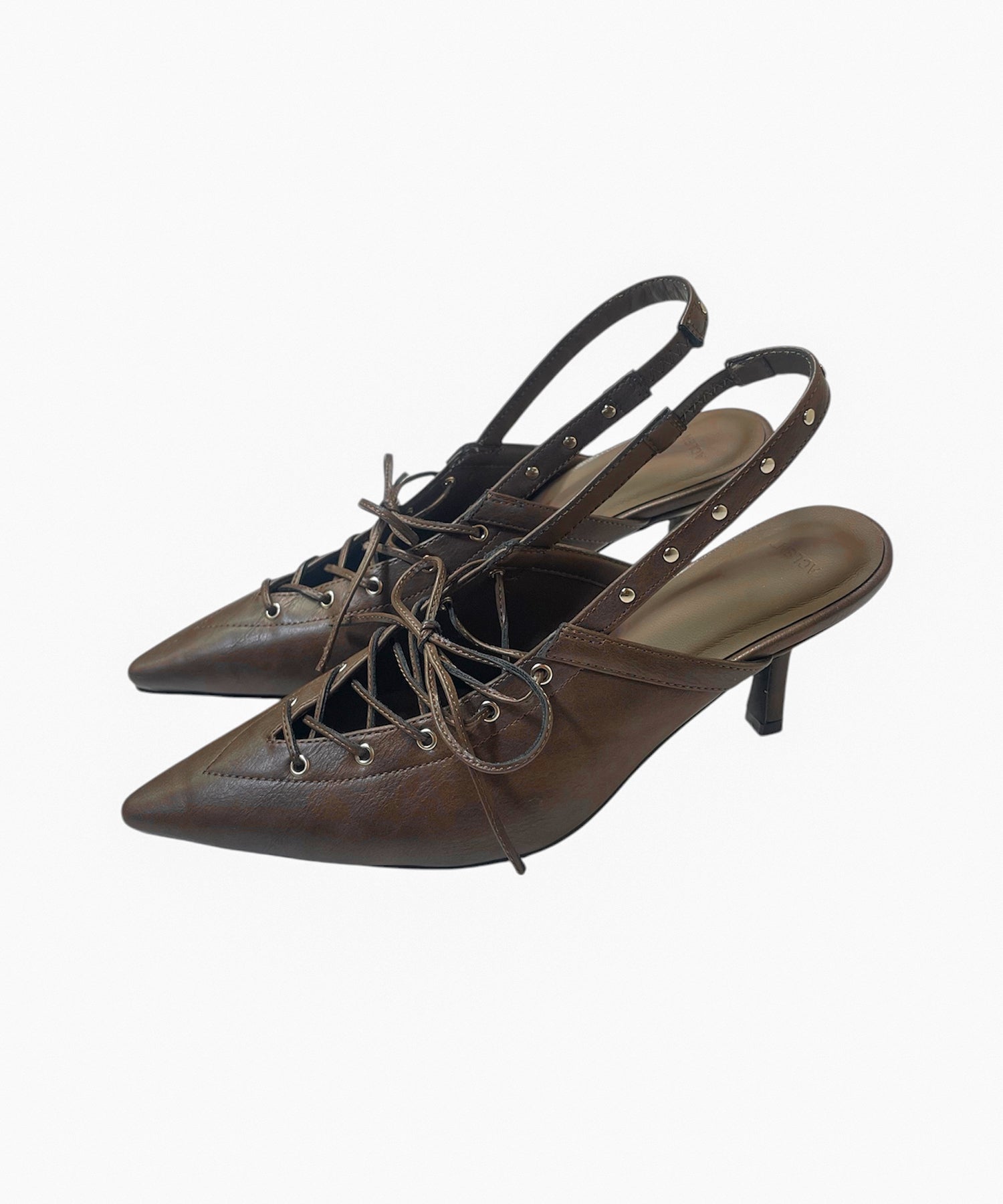 Lace up mule