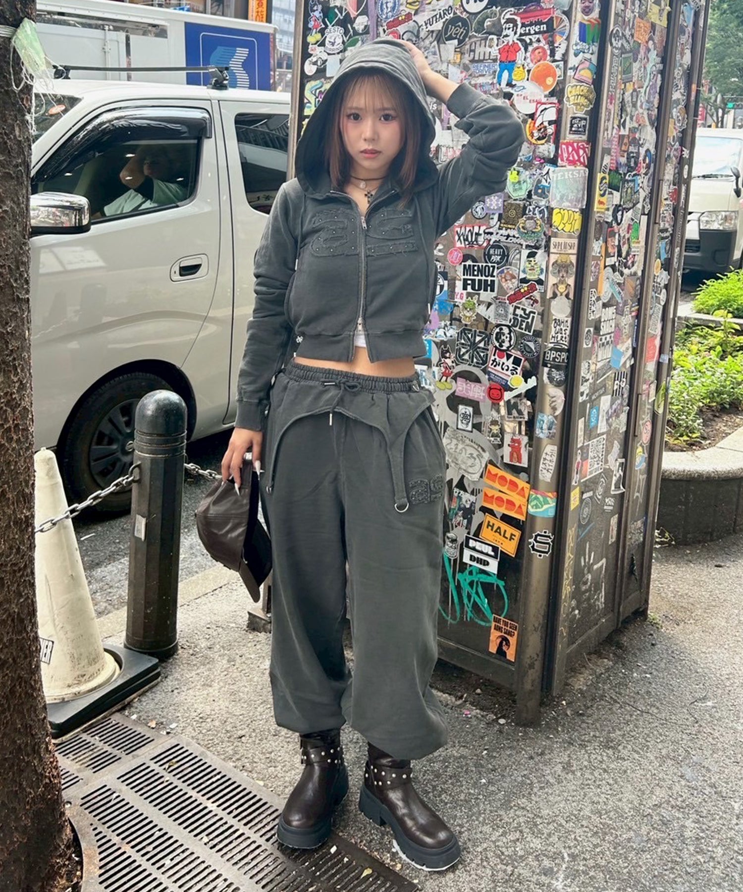 STAFF:164cm/COLOR:BLACK/SIZE:M