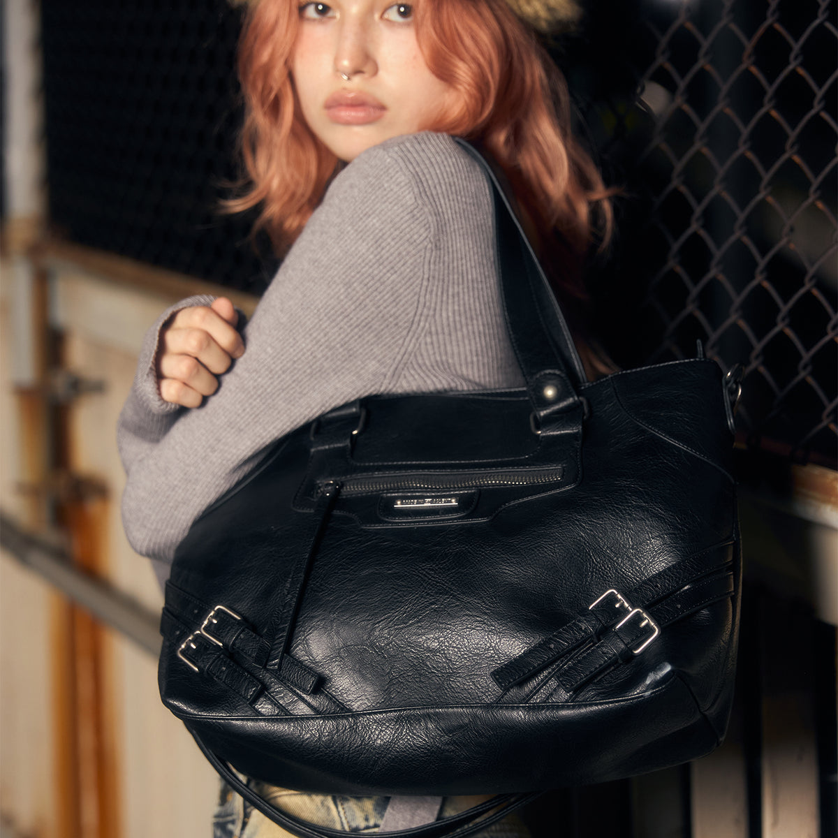 ベルトデザインショルダーバッグ｜ACLENT（アクレント）