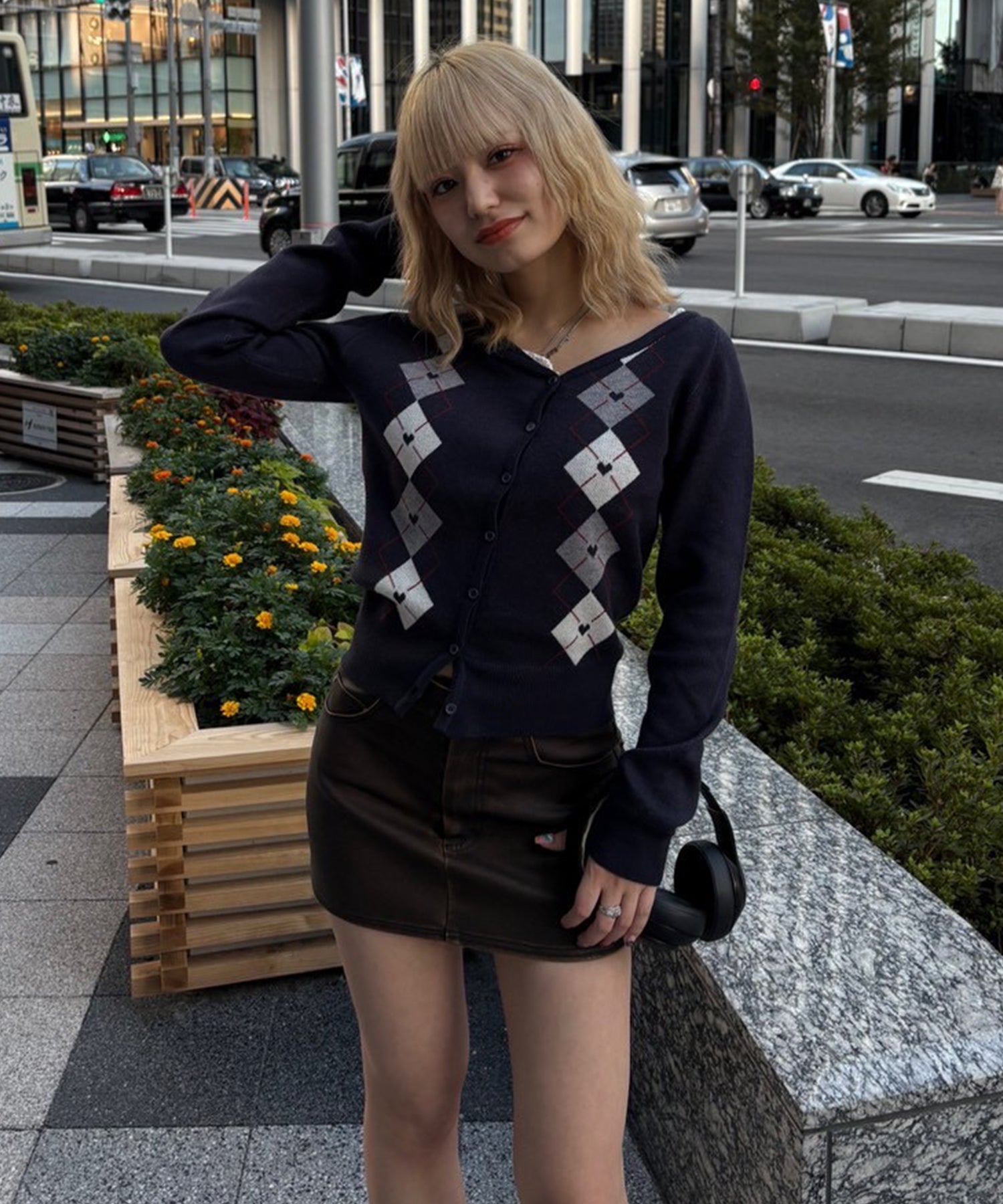 STAFF:151cm/COLOR:NAVY/SIZE:F