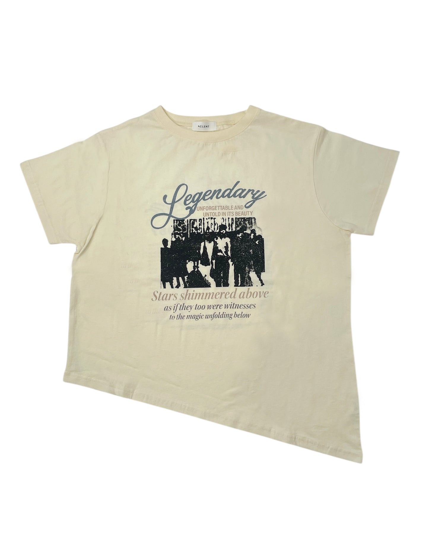 2way asymmetry vintage tee